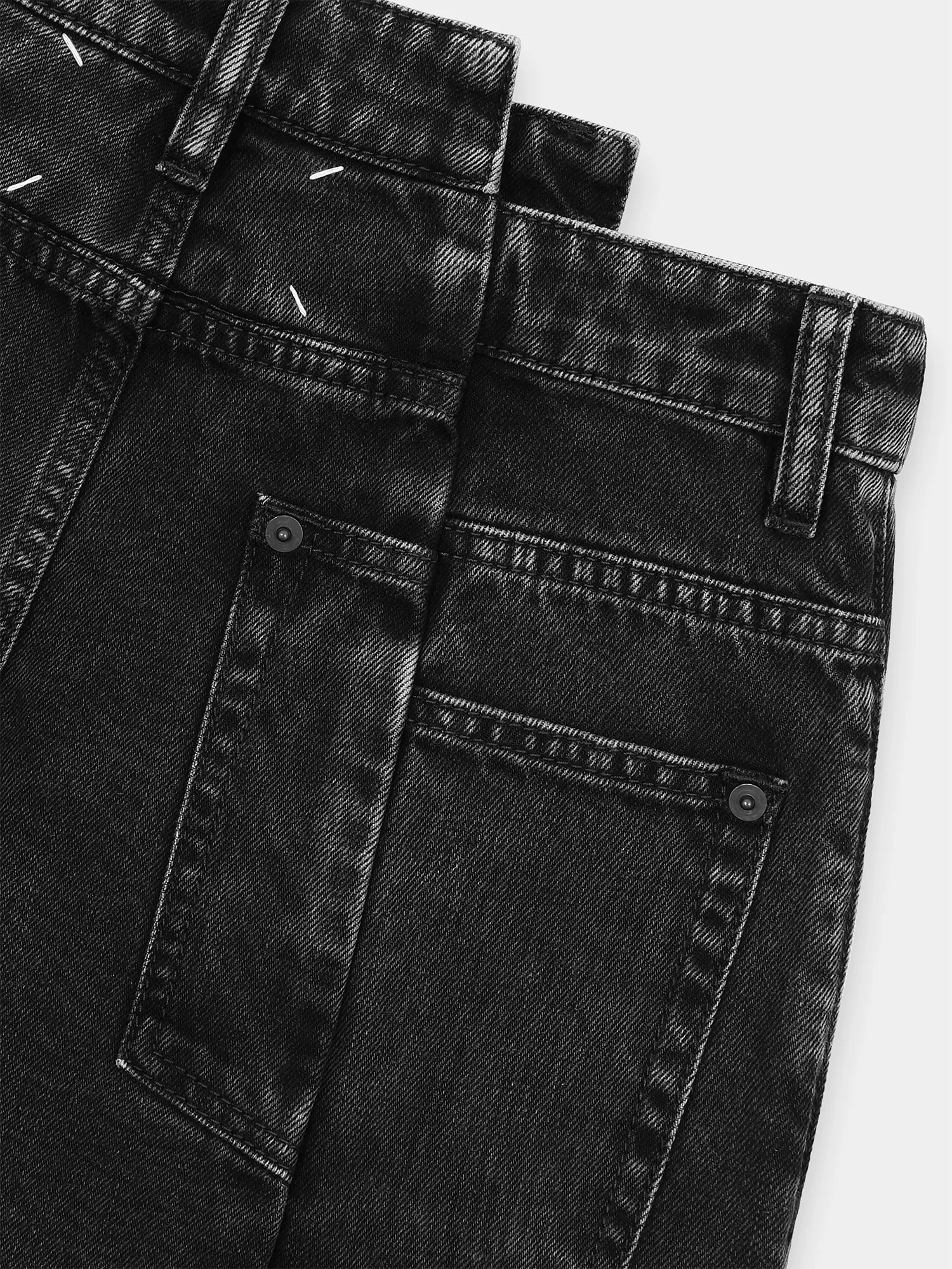 Женские джинсы Maison Margiela Cut Out Denim Black