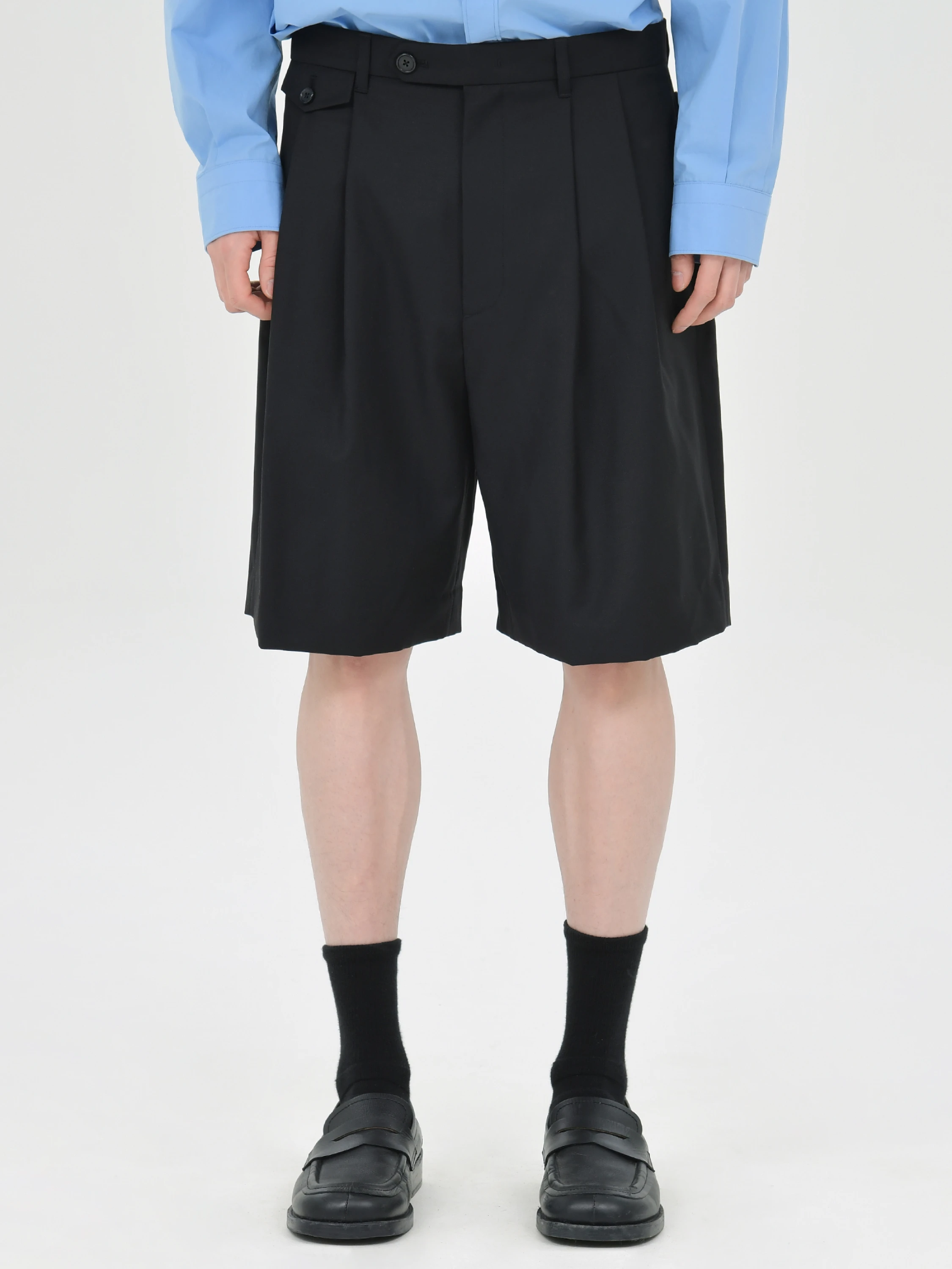 Шорты BROWNYARD Wool Half Pants Black