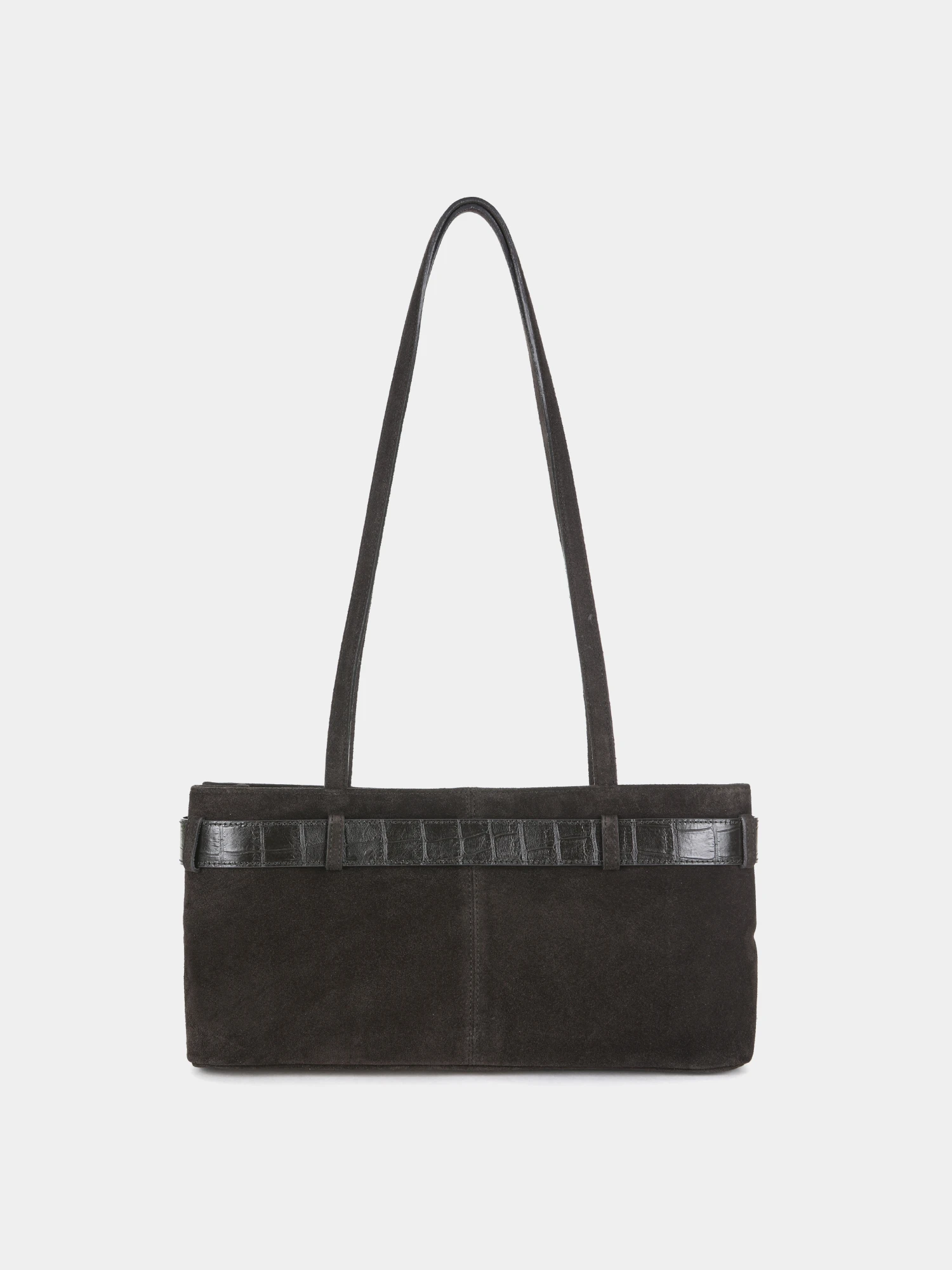 Сумка OSOI Shoulder Brocle Suede Mocha Combi
