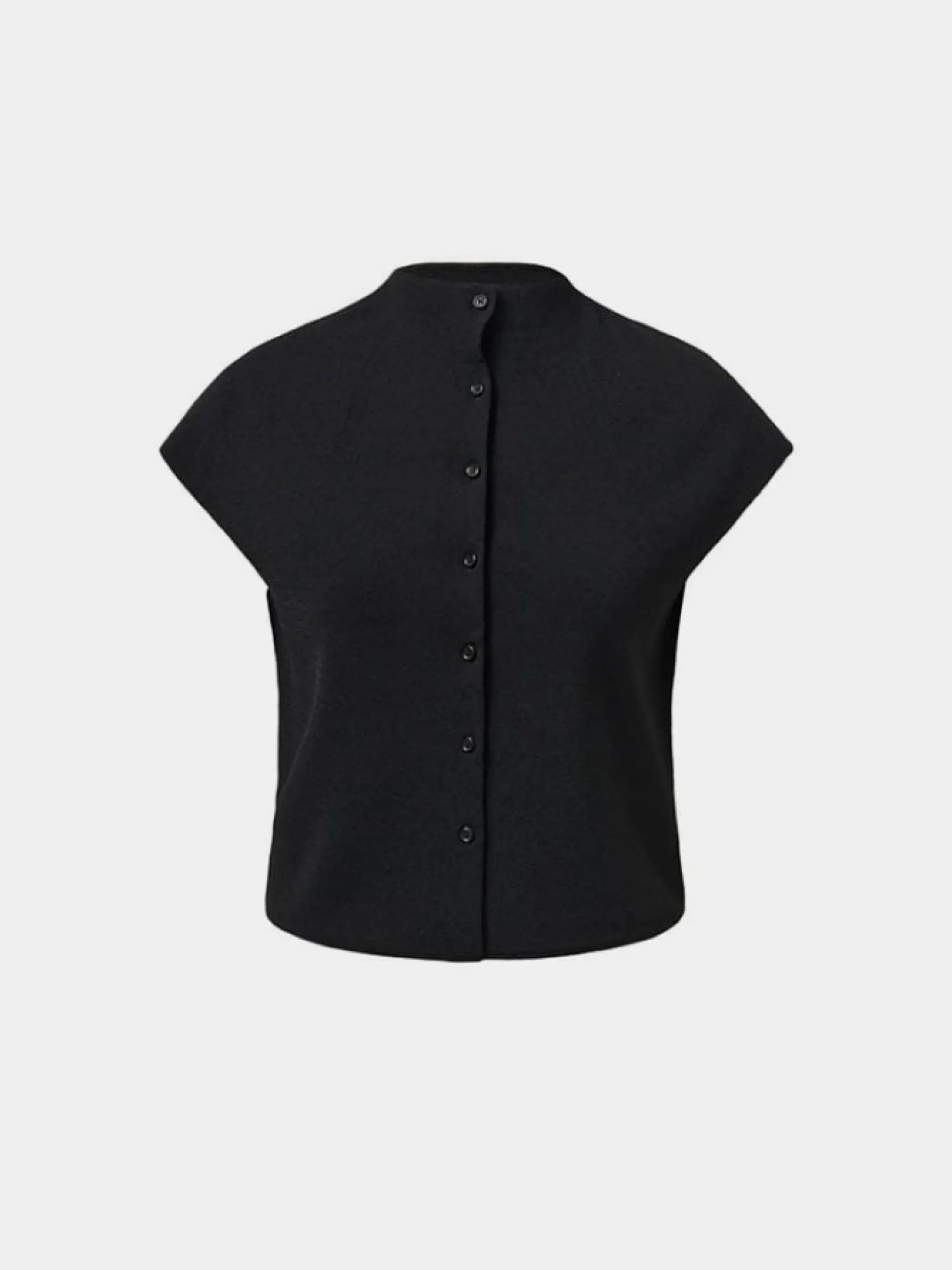 Женский кардиган AMOMENTO Wholegarment Cap Sleeve Black