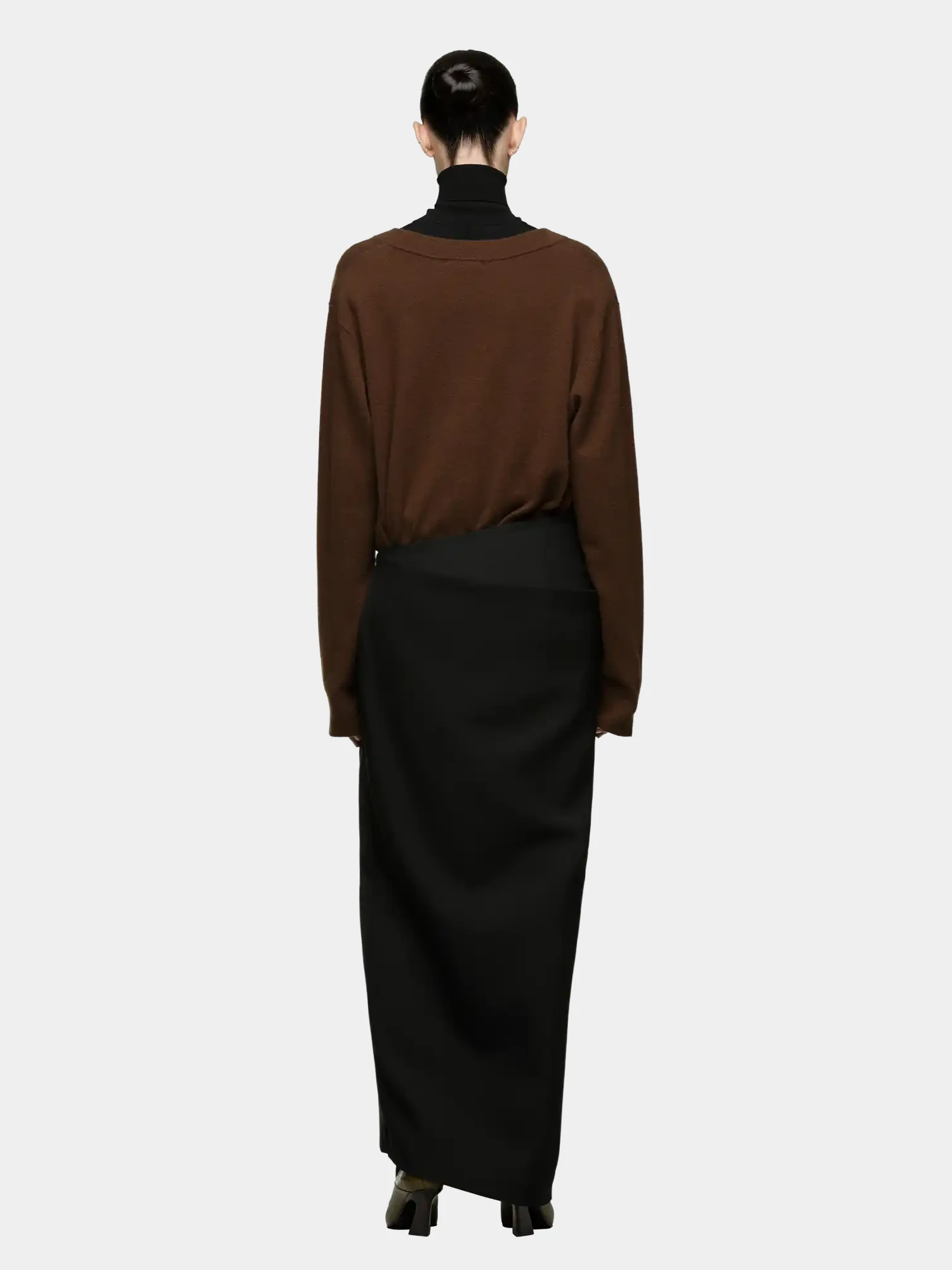 Женская юбка entire studios Wrap Black Wool