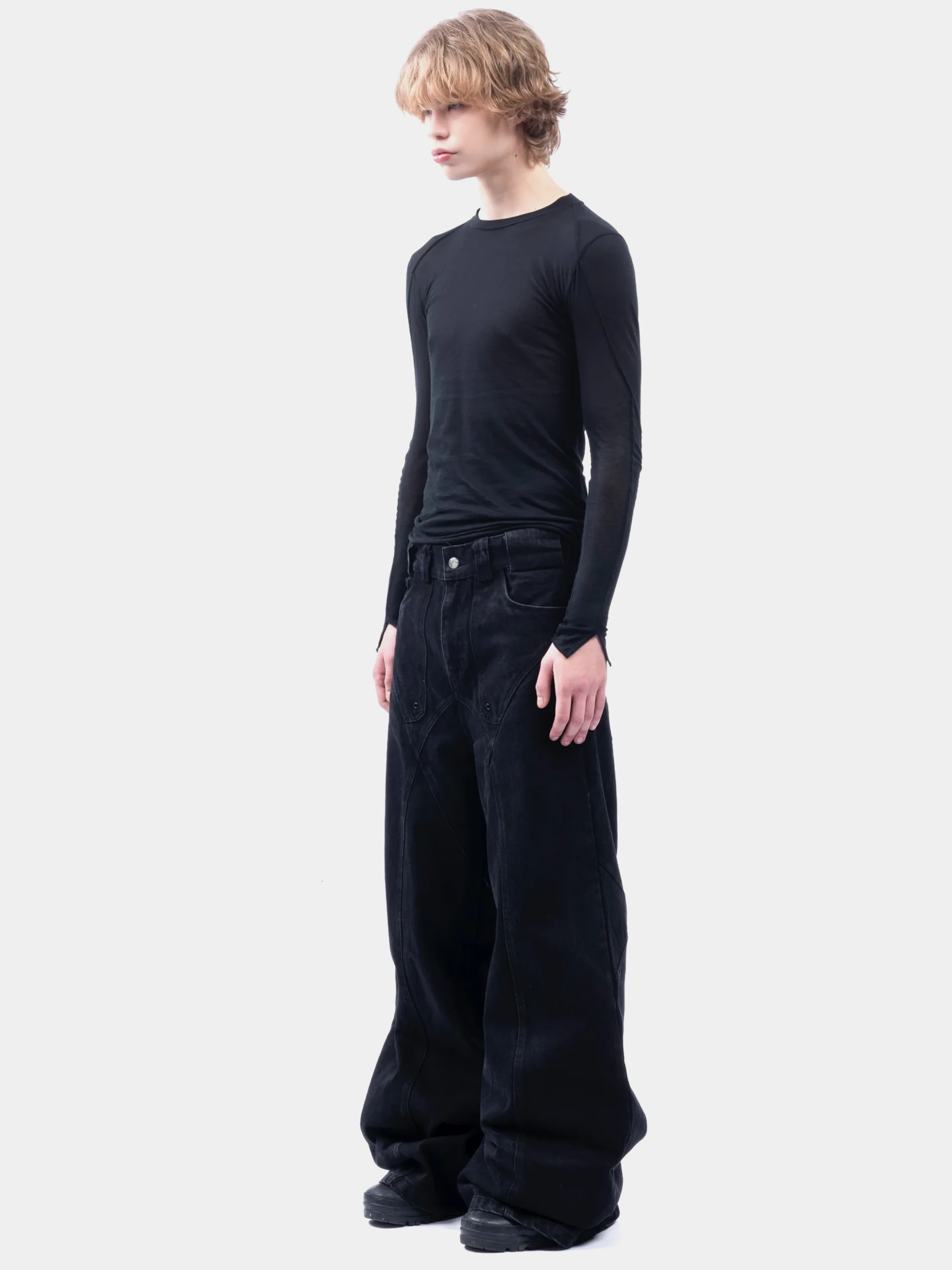 Джинсы NO/FAITH STUDIOS Black Dune Denim