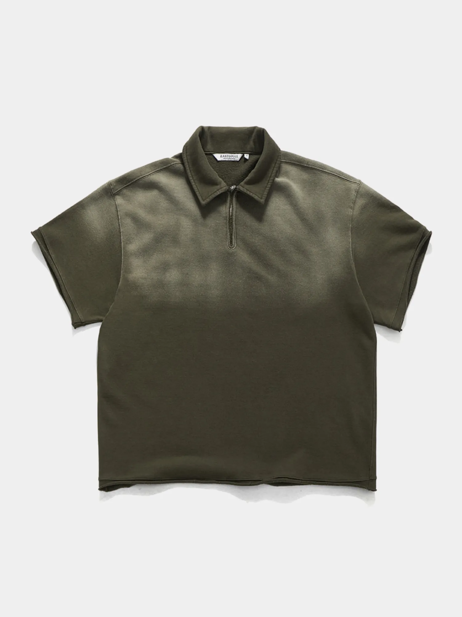 Поло EASTLOGUE Cut Out Collar Olive