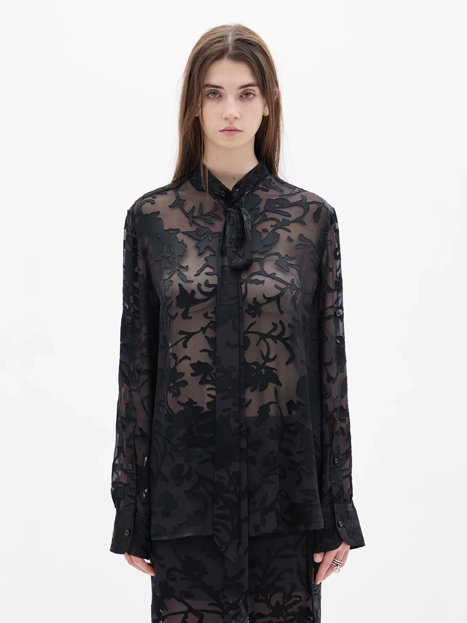Женская рубашка Ann Demeulemeester Dien Black