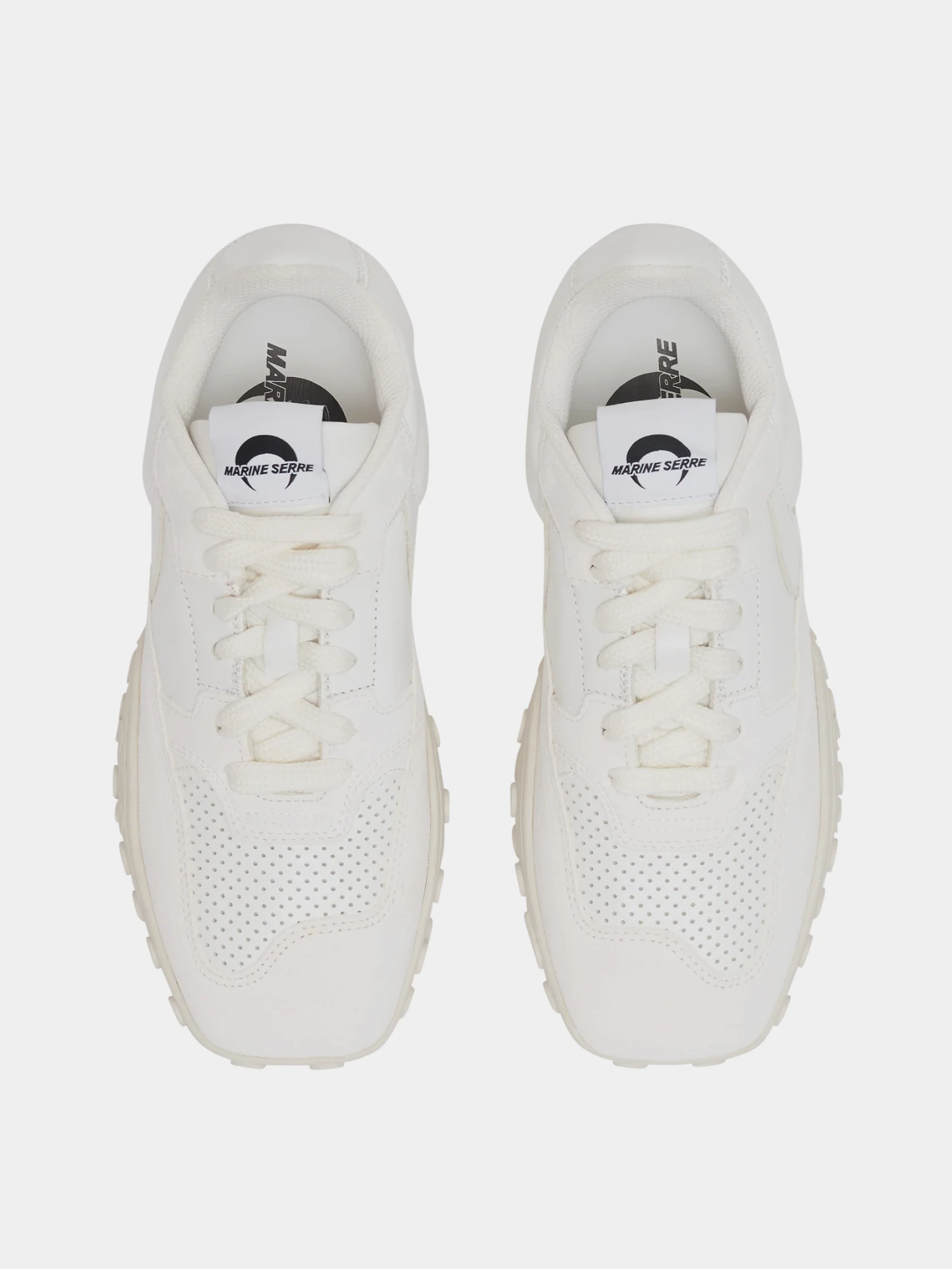 Женские кроссовки Marine Serre MS Rise Leather White