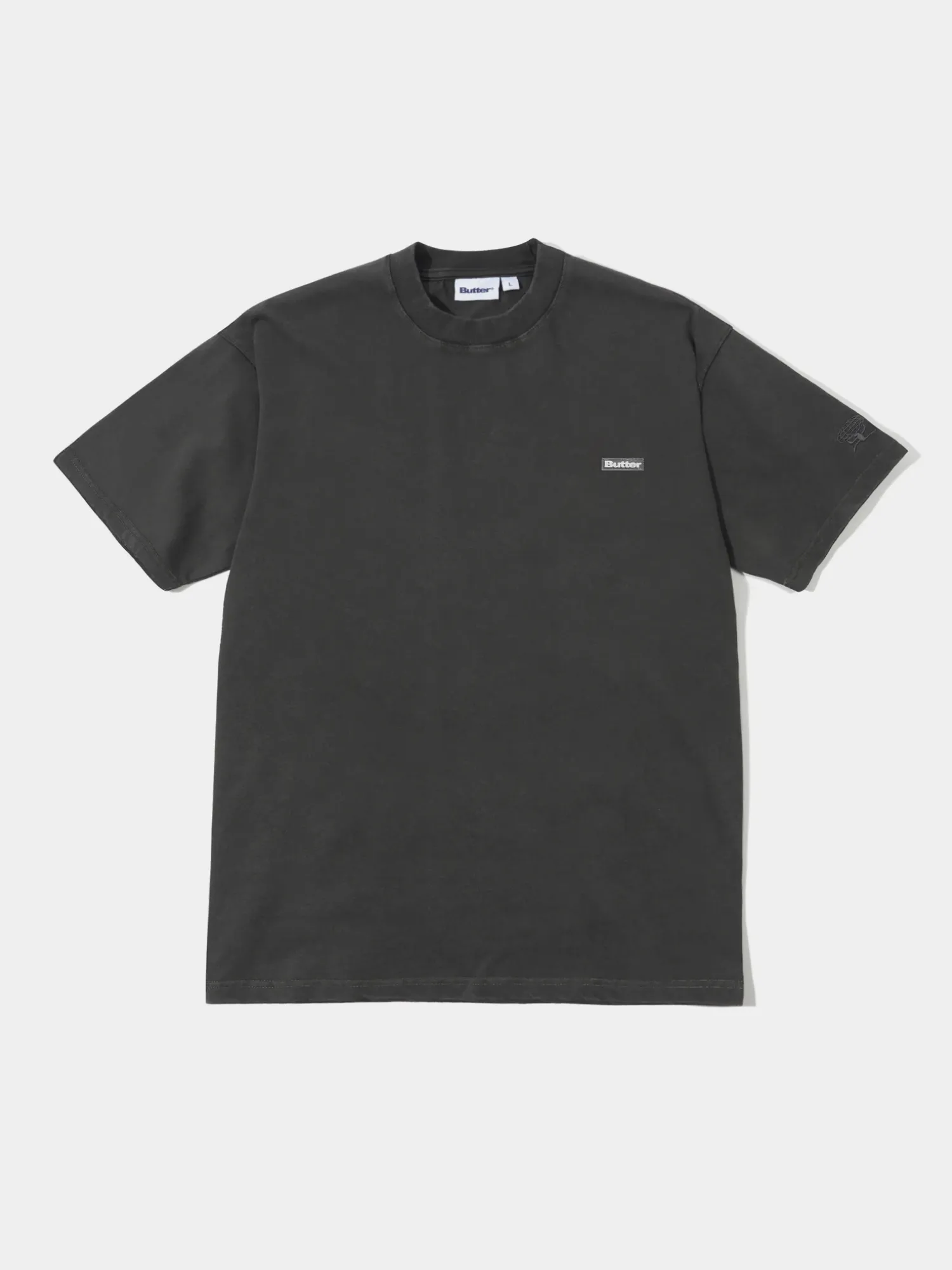 Футболка Butter Goods Basic Tee Washed Black