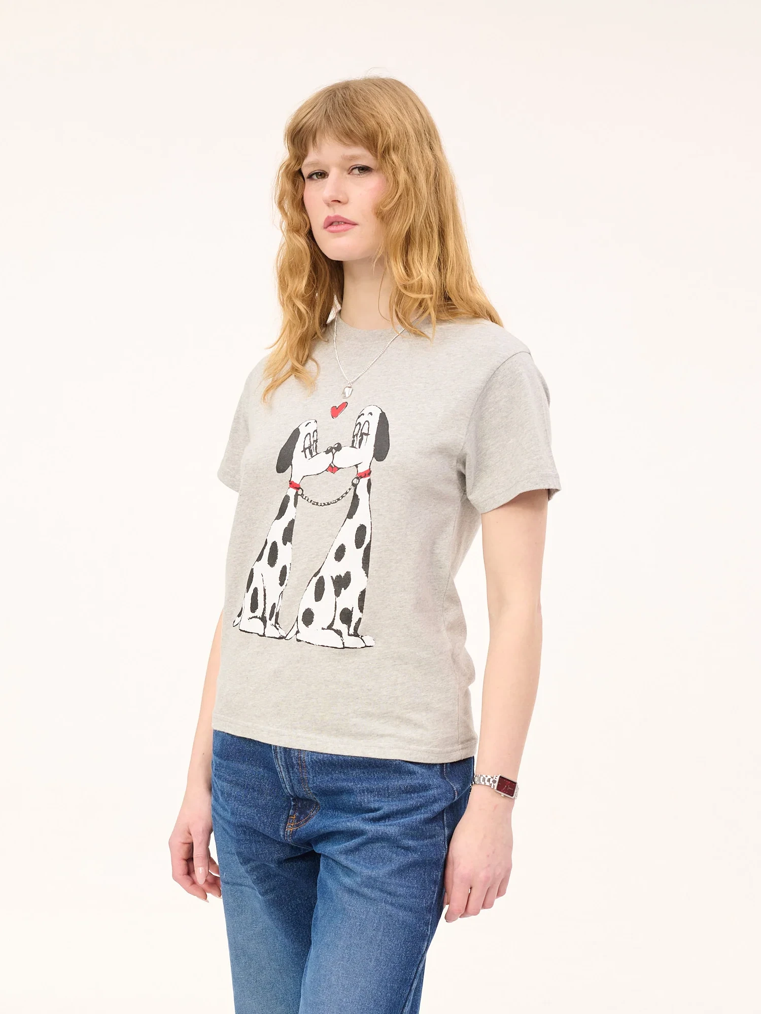 Футболка Carne Bollente The Pooch Smooch Melange Grey