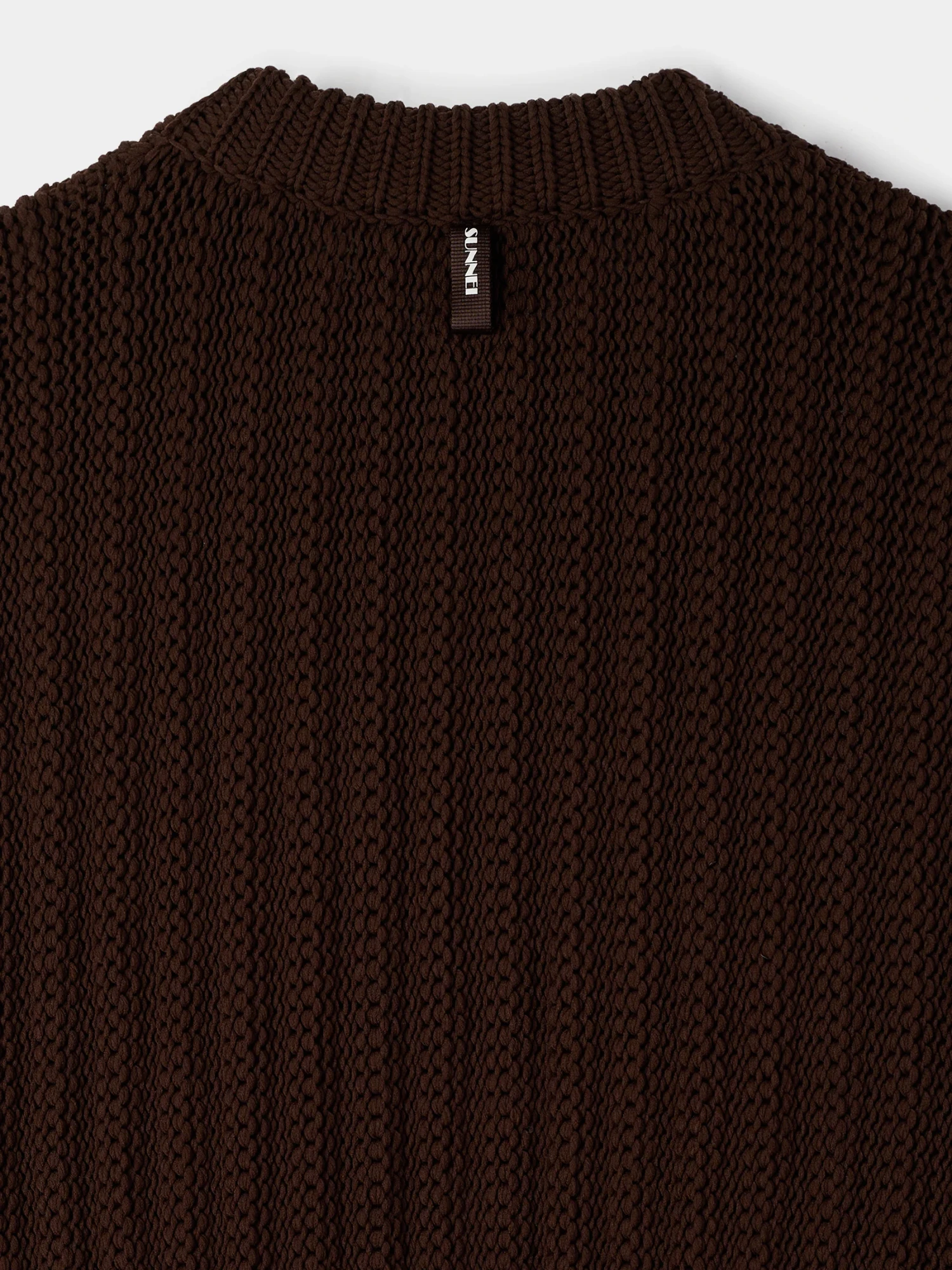 Свитер Sunnei Round Neck Sweater Brown