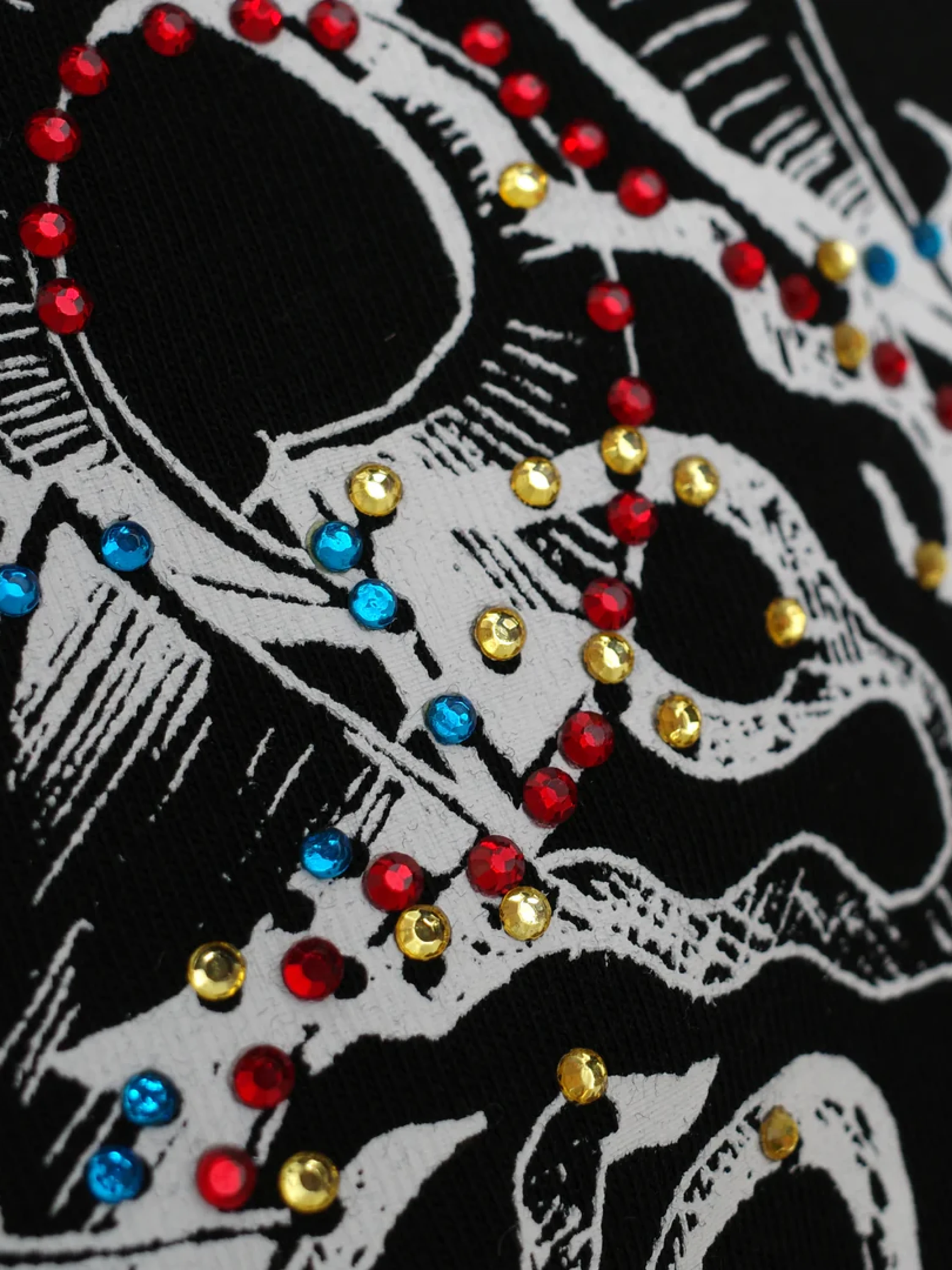 Футболка Jungles Jungles Flames N Stuff Rhinestone Black