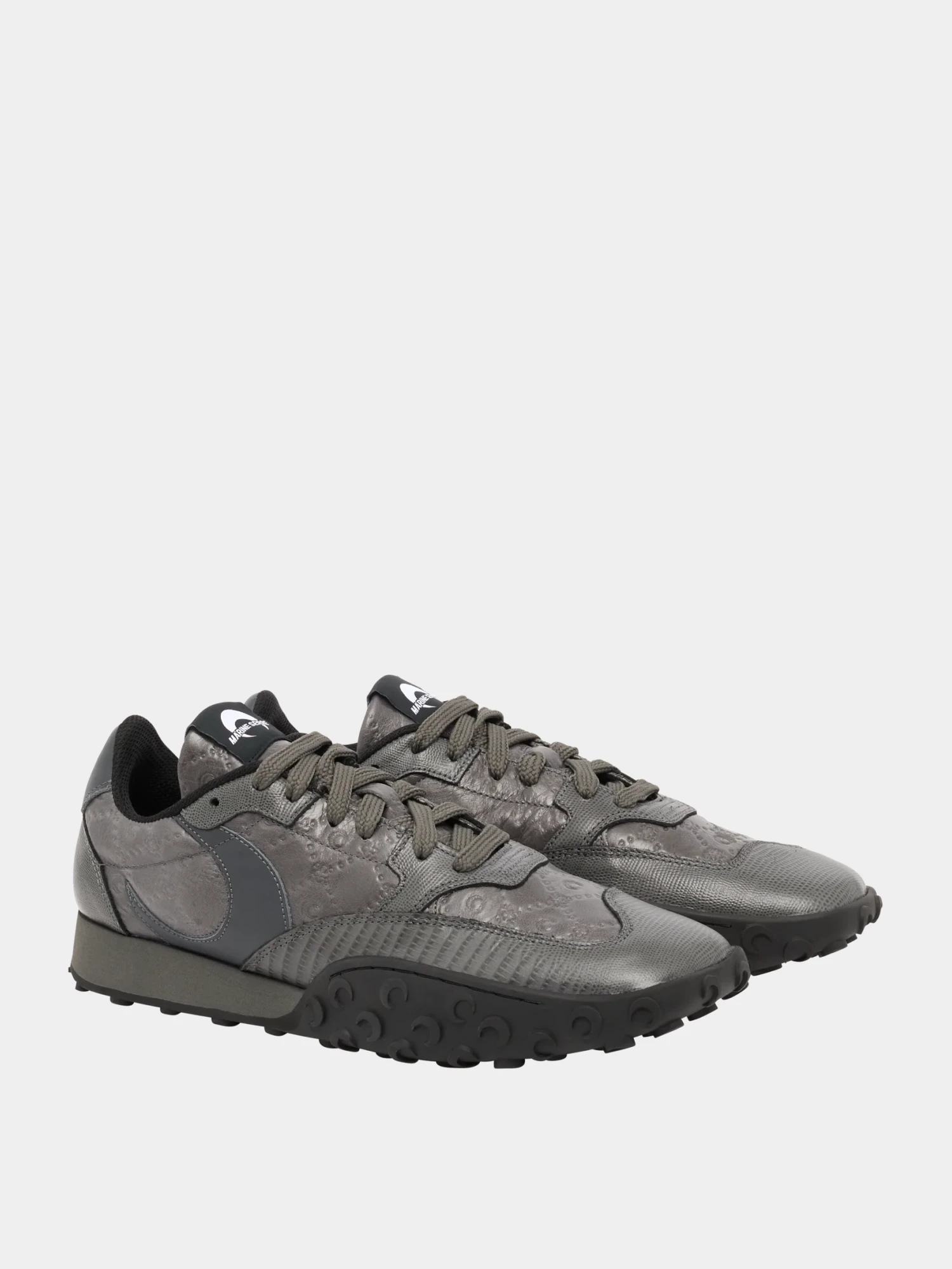 Женские кроссовки Marine Serre Lizard Printed MS Rise Anthracite