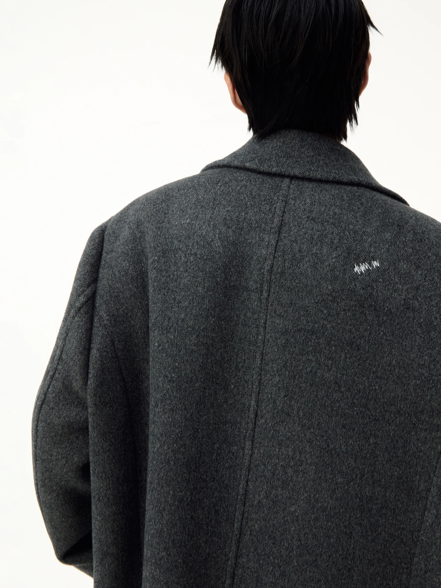 Пальто ADERERROR BK Tag Coat 01 Charcoal