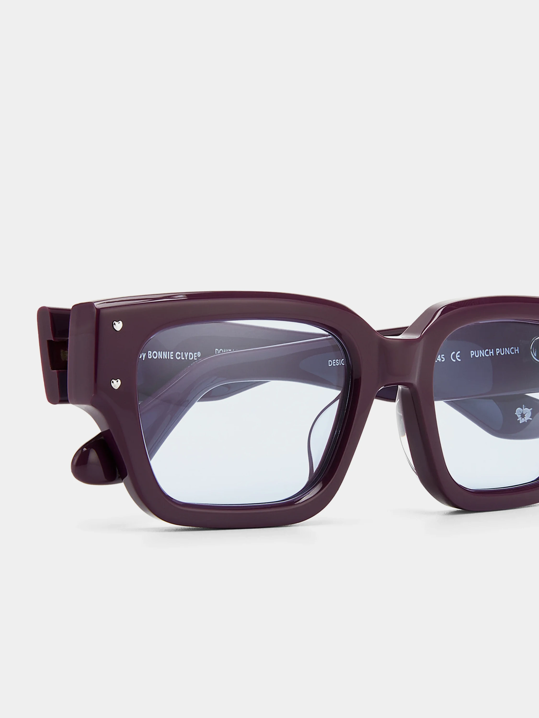 Очки Bonnie Clyde Punch Punch Purple & Blue Tint