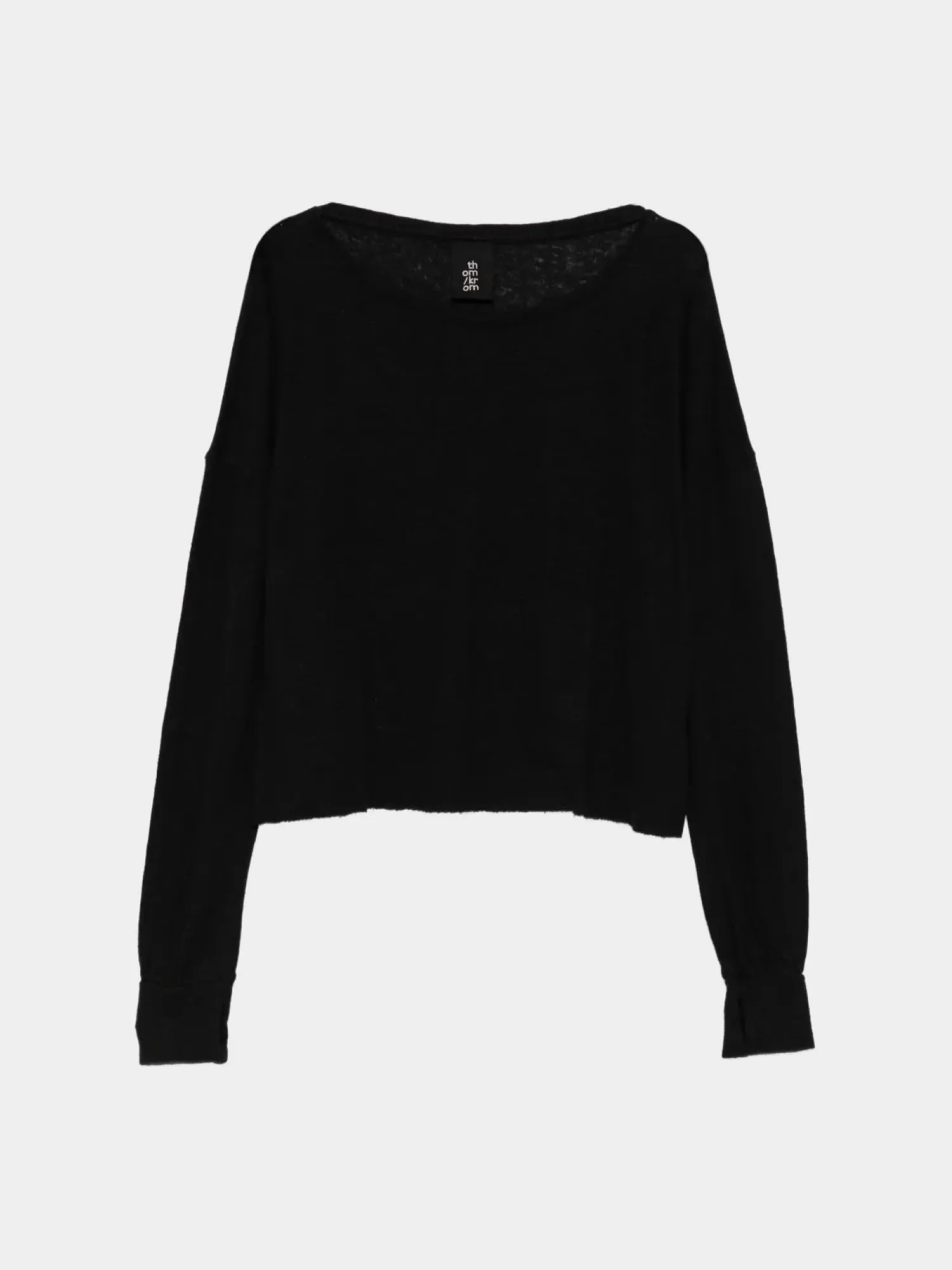 Женский лонгслив thom/krom W TS 613 Black