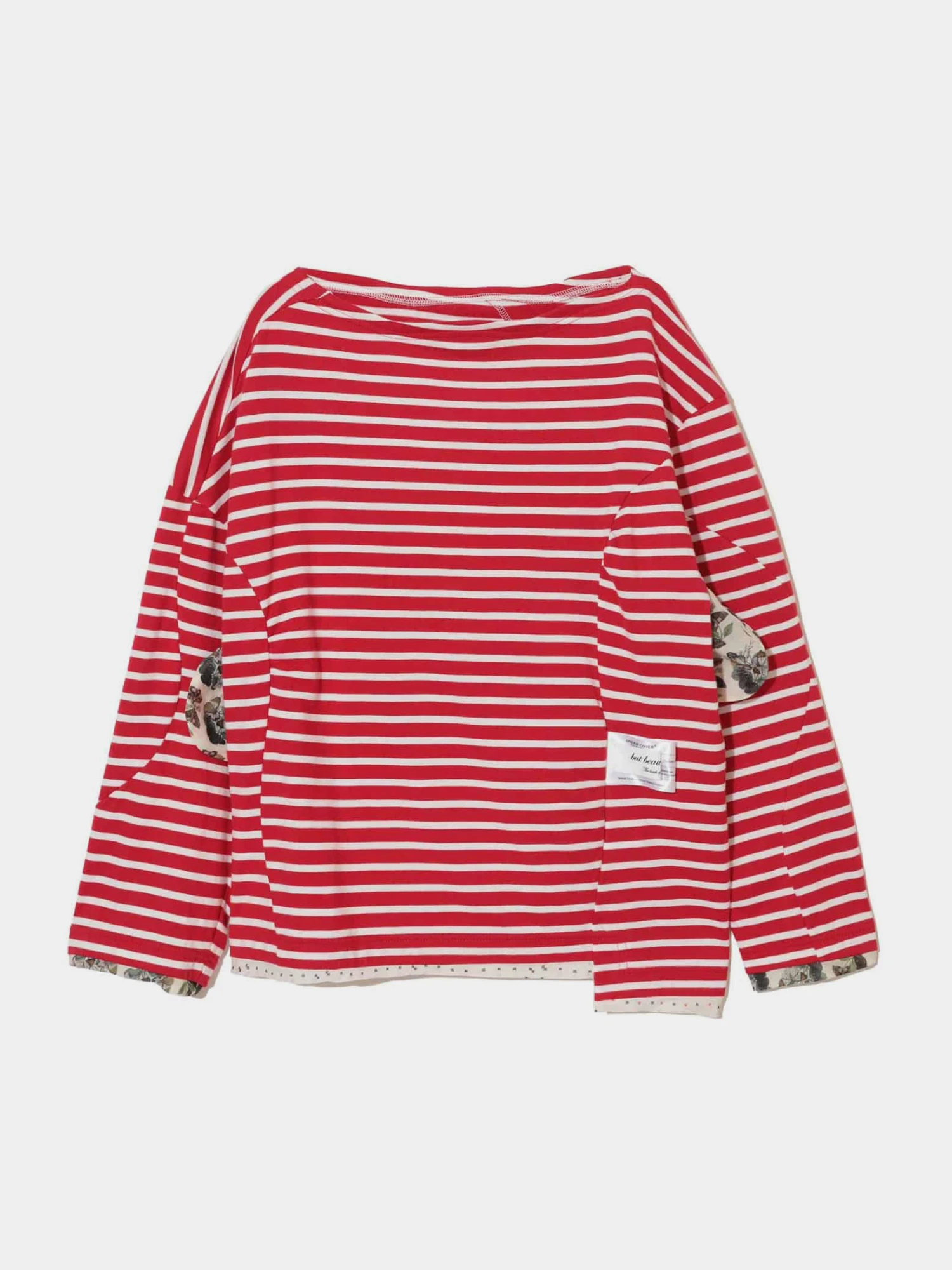Женский лонгслив UNDERCOVER Cotton Pullover Red Border