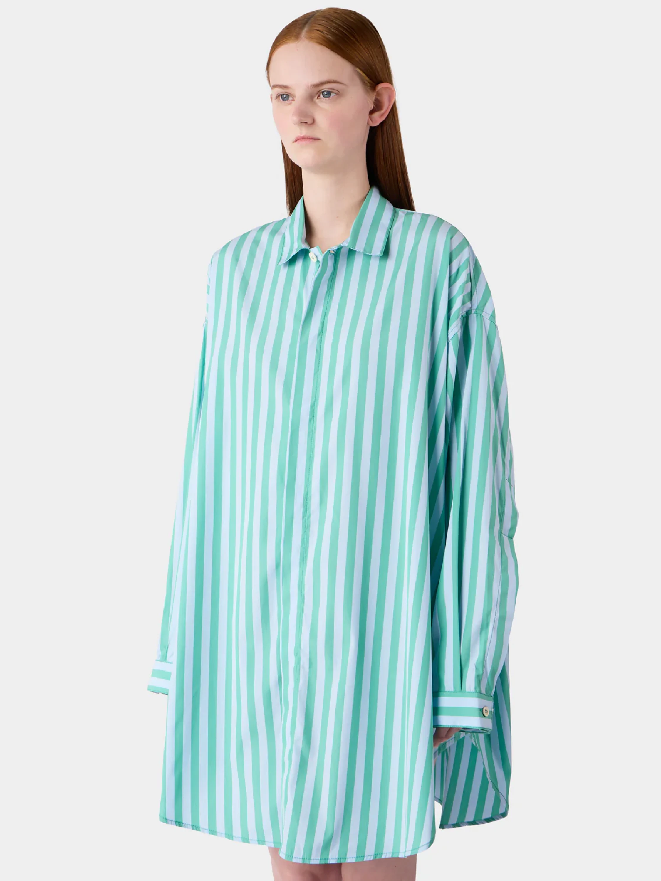 Женская рубашка Sunnei Mega Over Shirt Mint Green