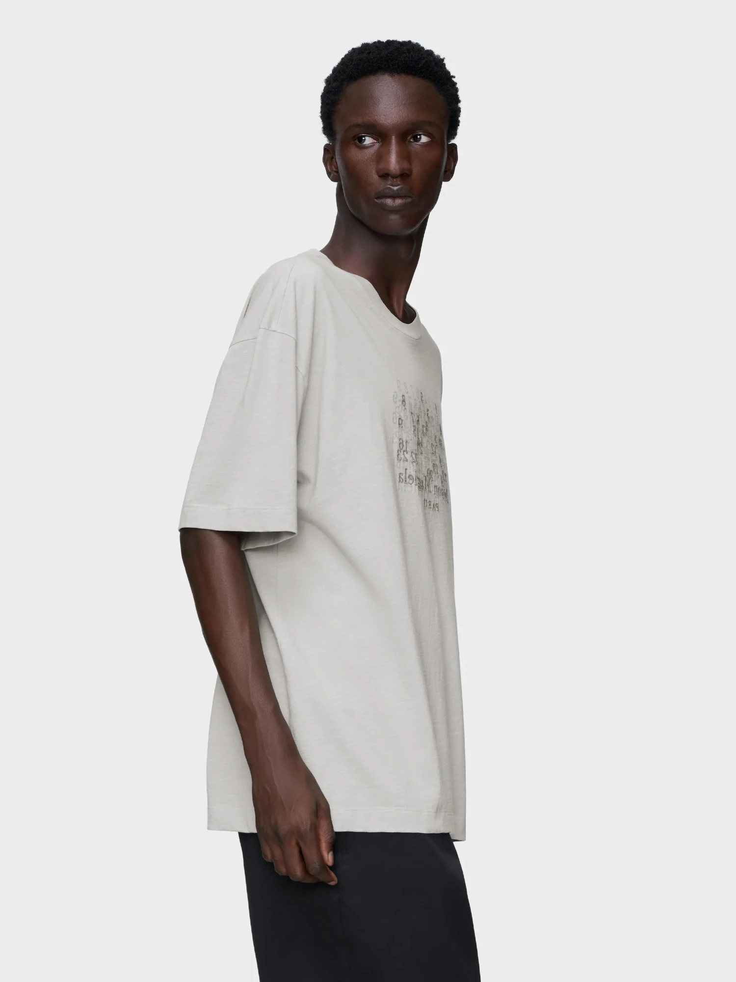 Футболка Maison Margiela Numbers Oversize Gray