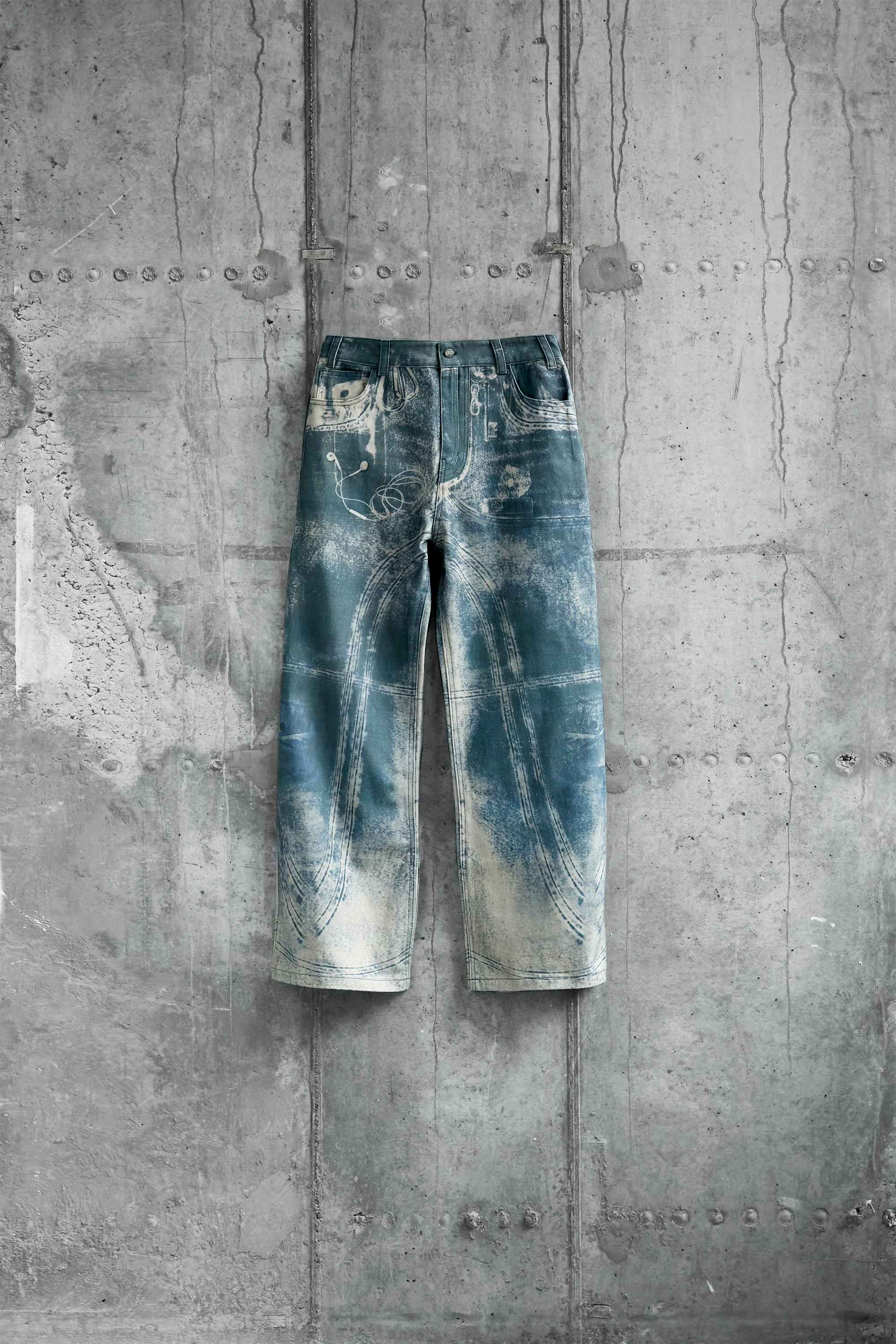 Джинсы NO/FAITH STUDIOS Whats In My Pocket Blue