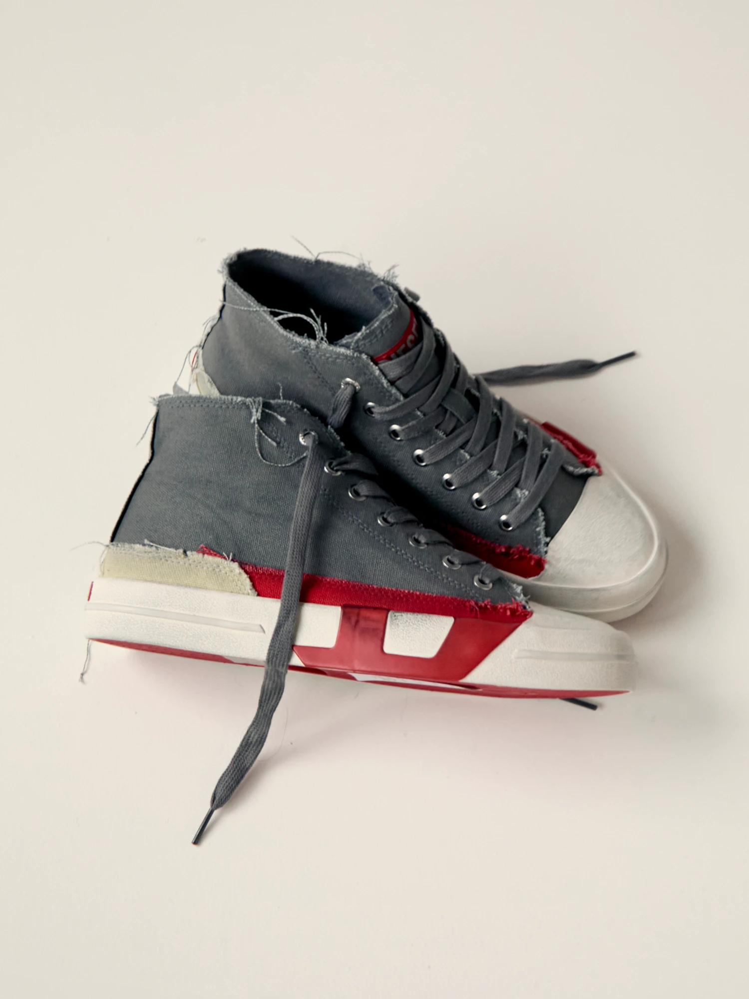 Кеды Diesel S-D-Verse Mid Grey/Red