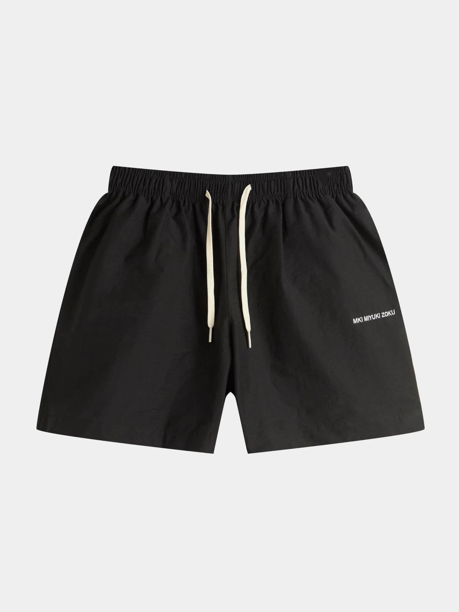 Шорты MKI MIYUKI ZOKU Washed Cotton Nylon Black