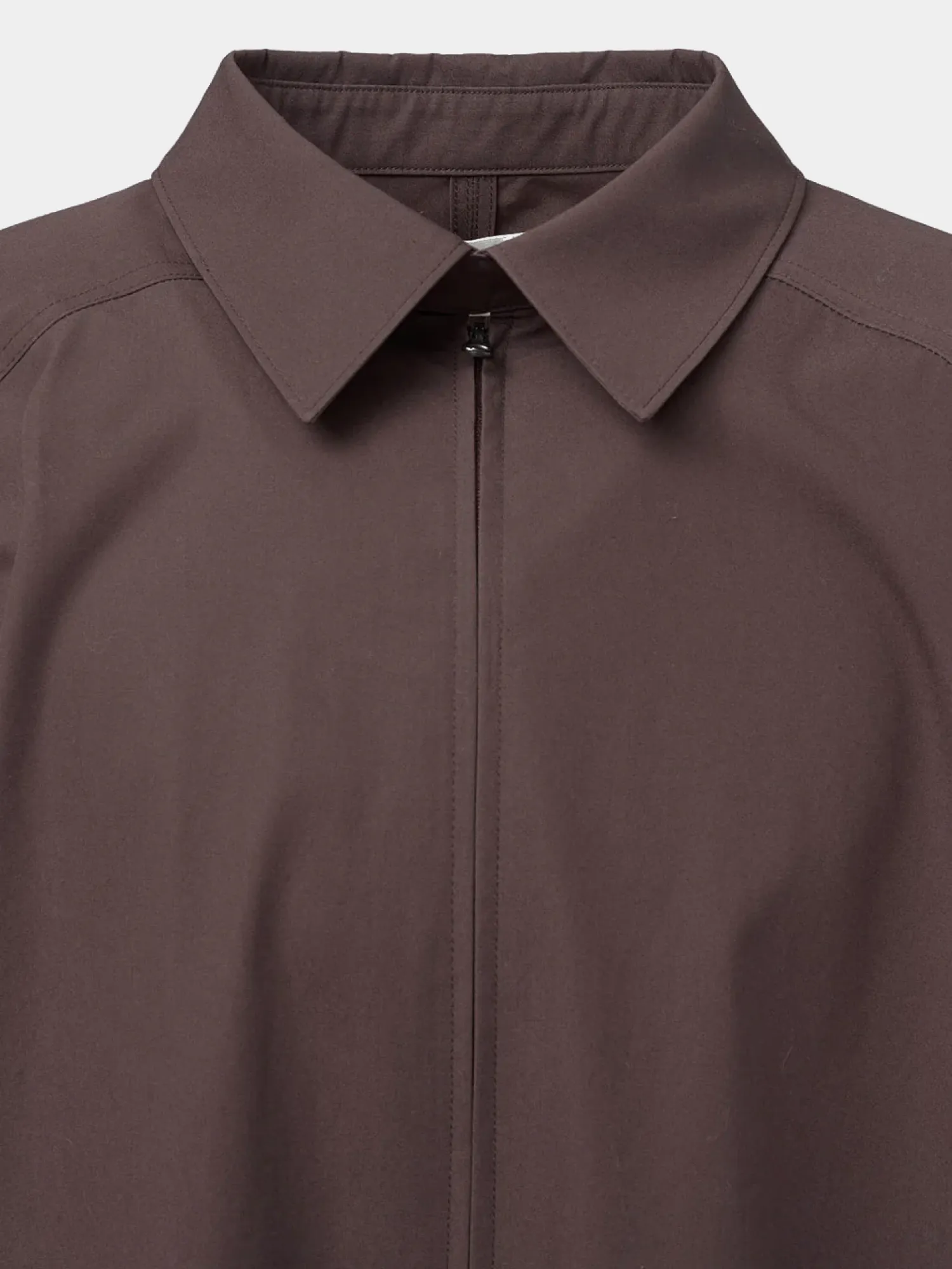 Овершот AMOMENTO Raglan Oversized Zip-Up Burgundy