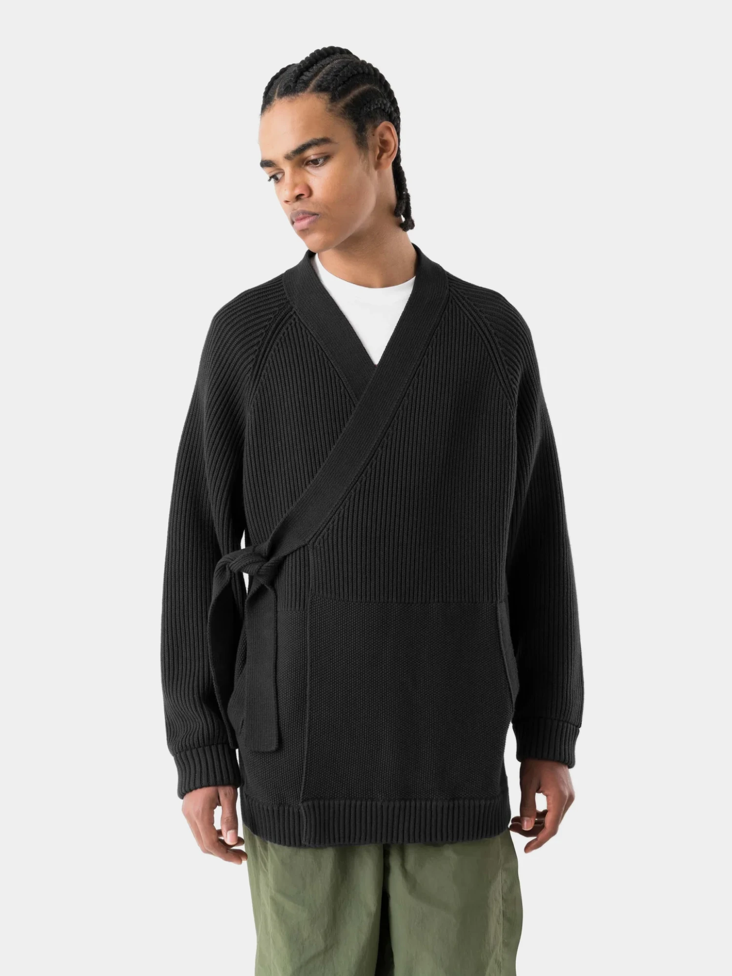 Кардиган MAHARISHI 1461 Maharishi Knitted Kimono Black