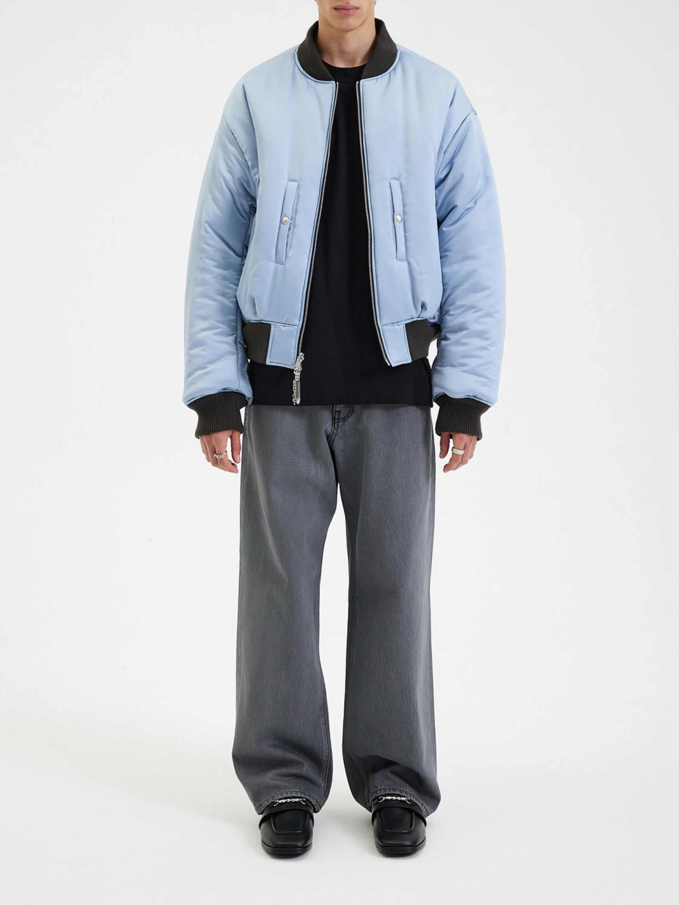 Бомбер AFTER PRAY Reversible MA-1 Bomber Black