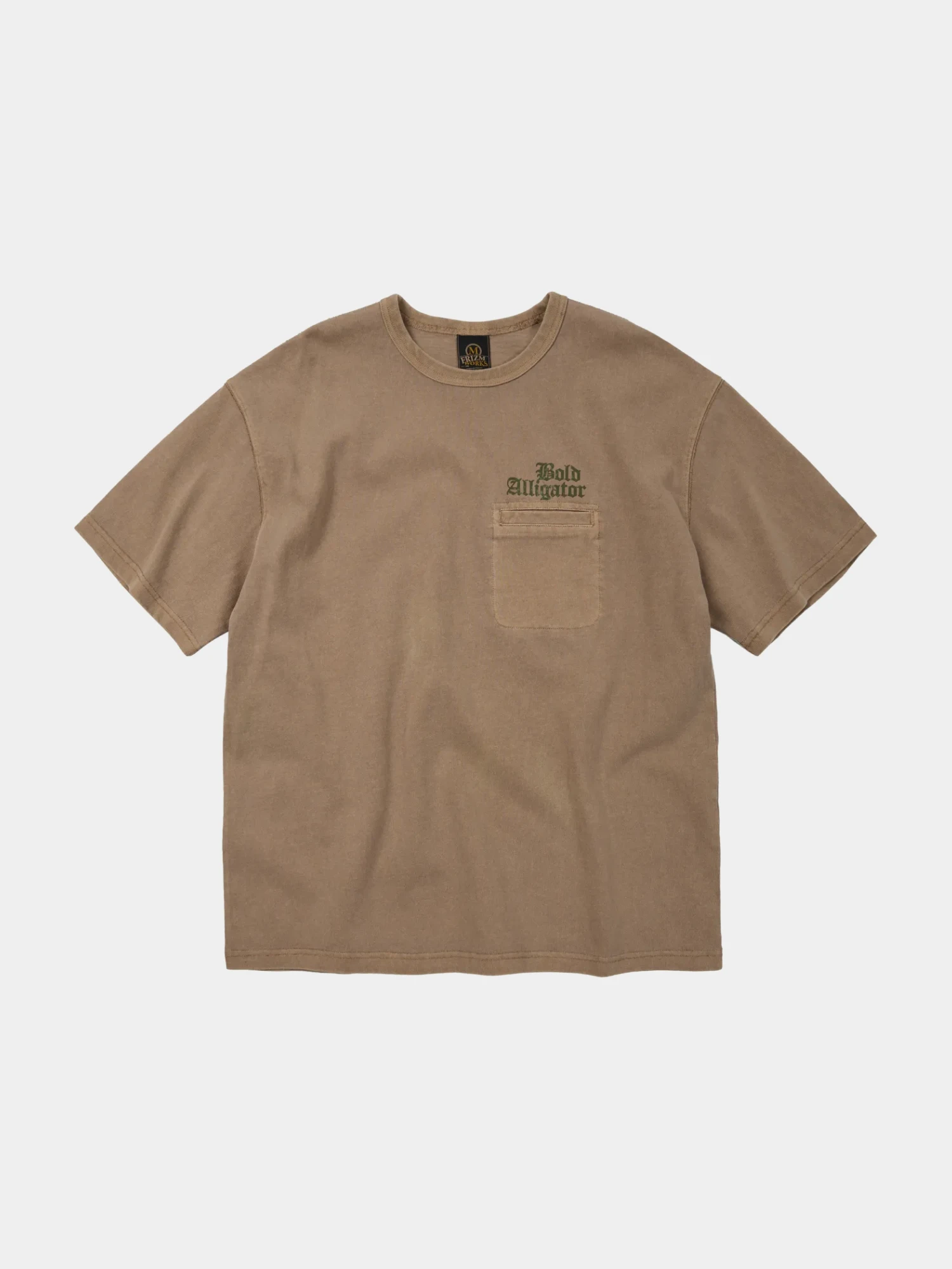Футболка FrizmWORKS Bold Alligator Pigmet Dyeing Tan