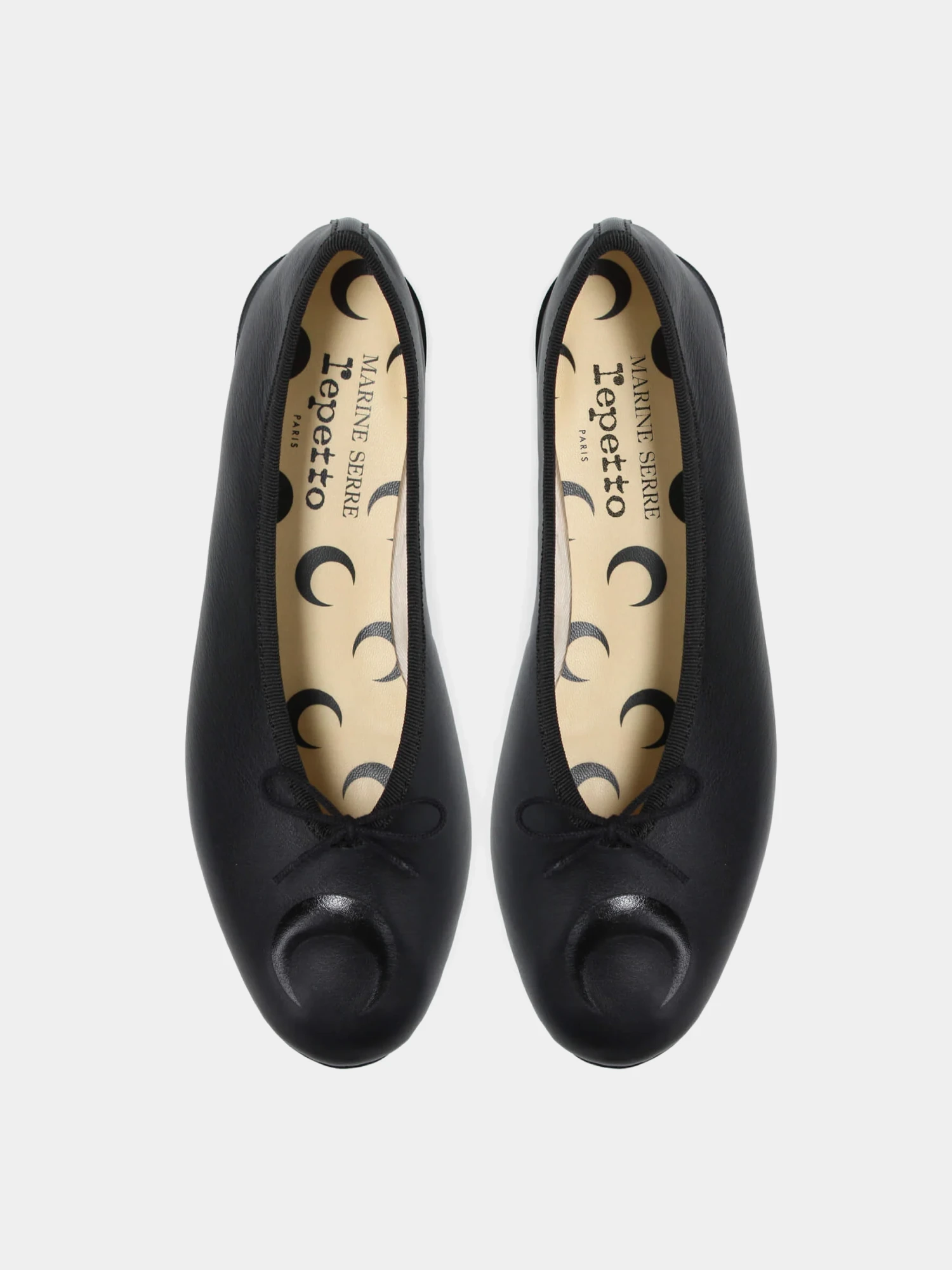 Женские балетки Marine Serre x Repetto Lilouh Ballet Flats Black