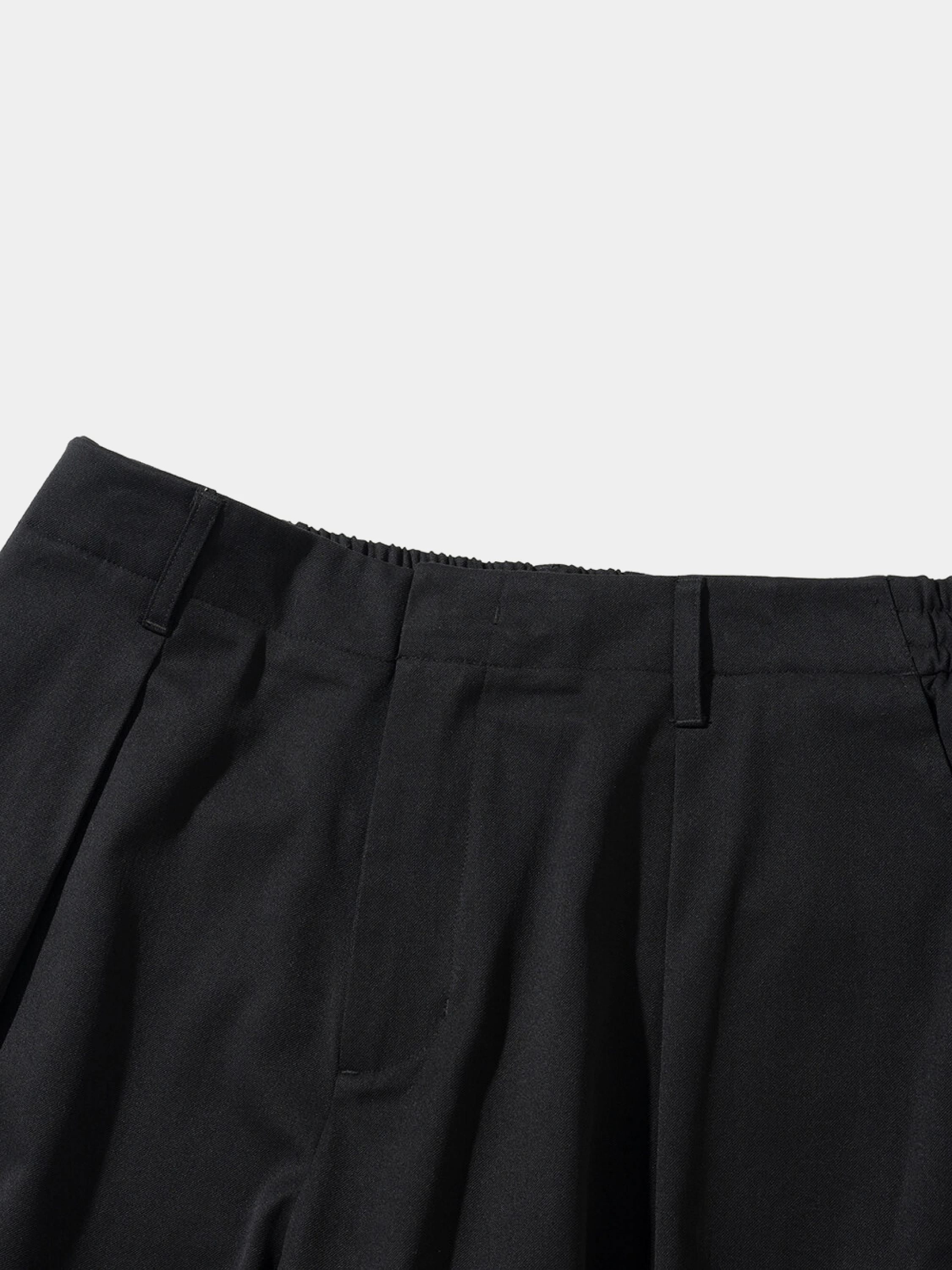 Брюки Uniform Bridge One Tuck Banding Slacks Black