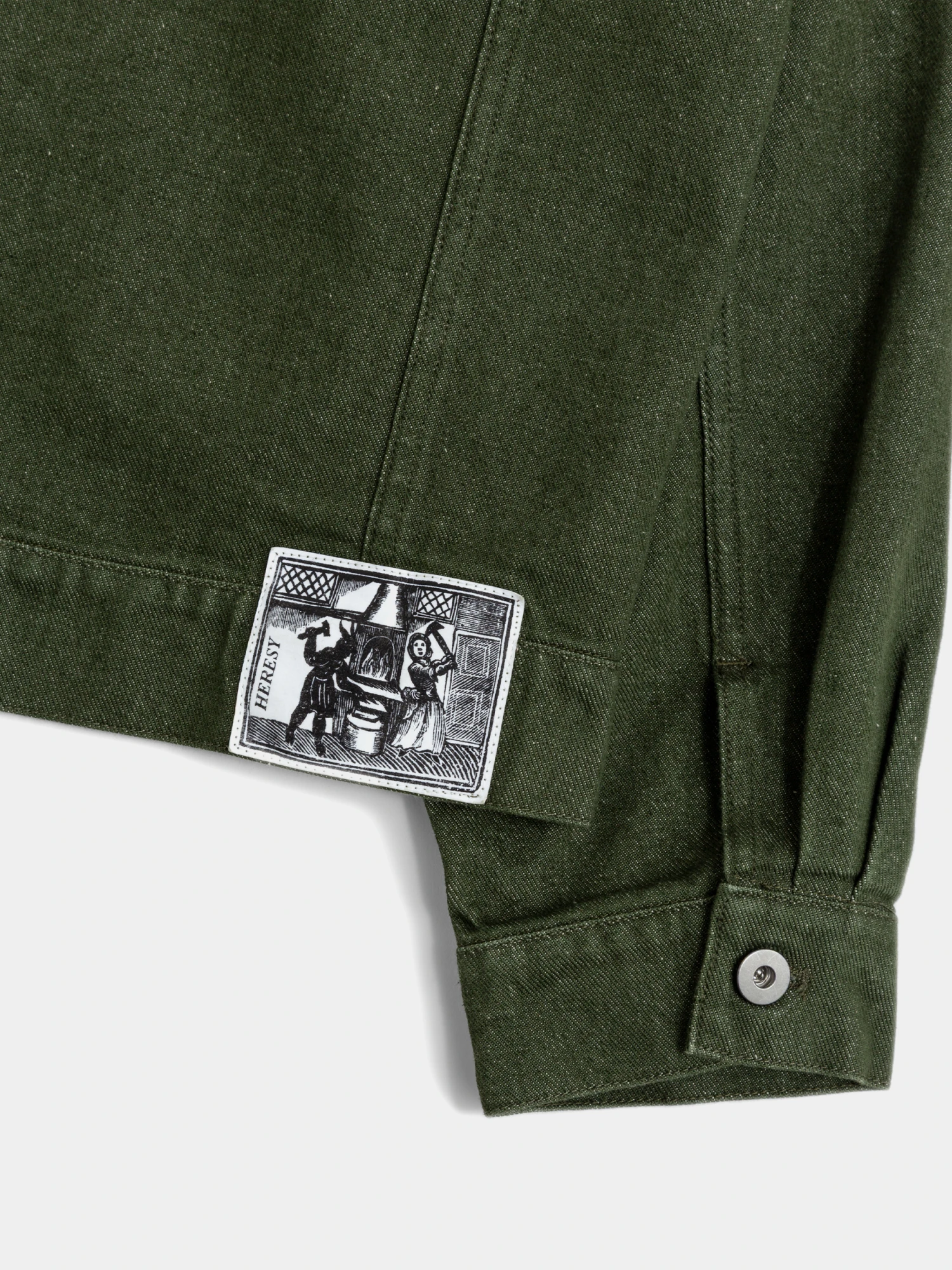 Джинсовая куртка Heresy Alga Green