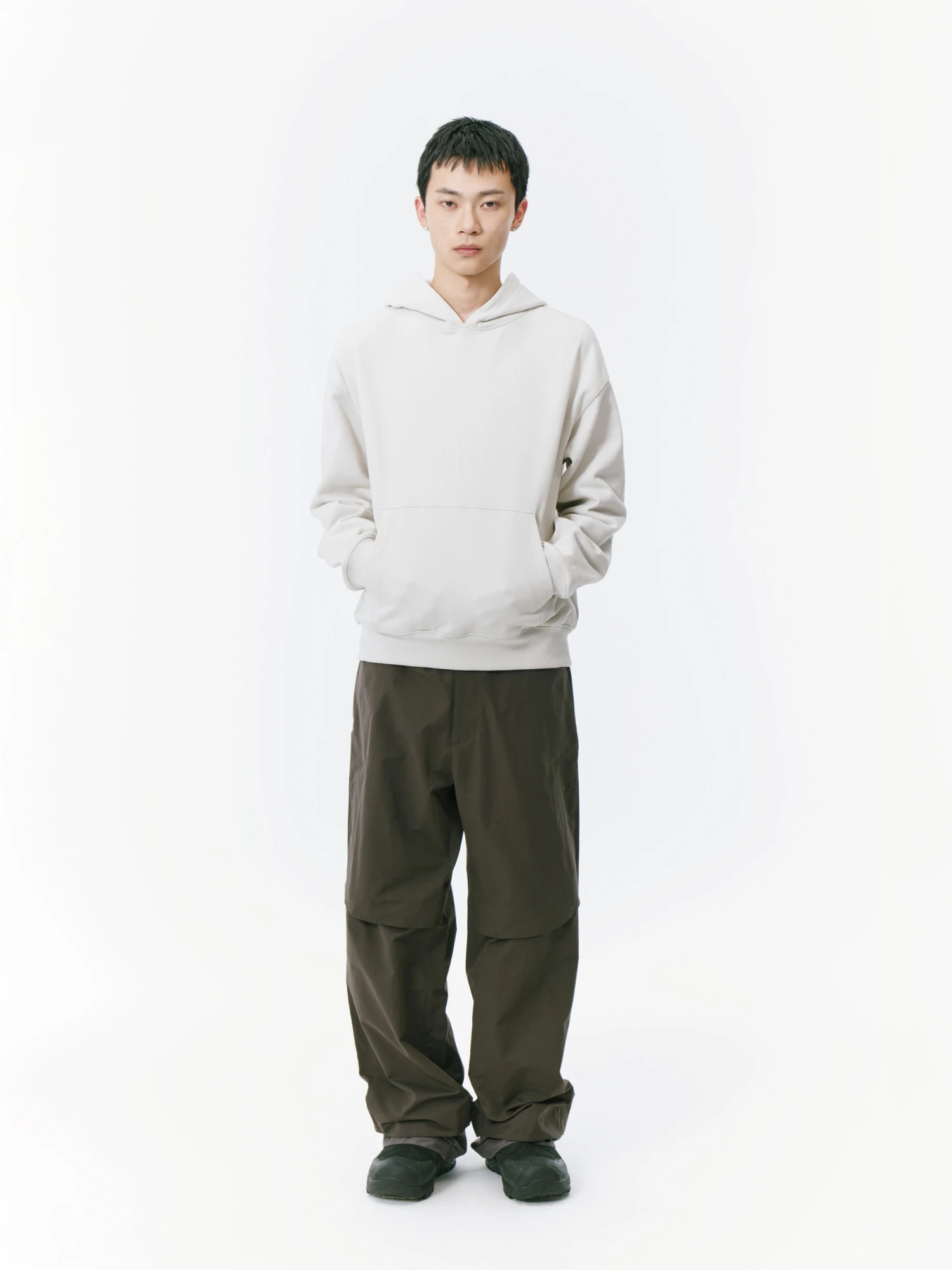 Худи SAN SAN GEAR Logo Hoodie Light Grey