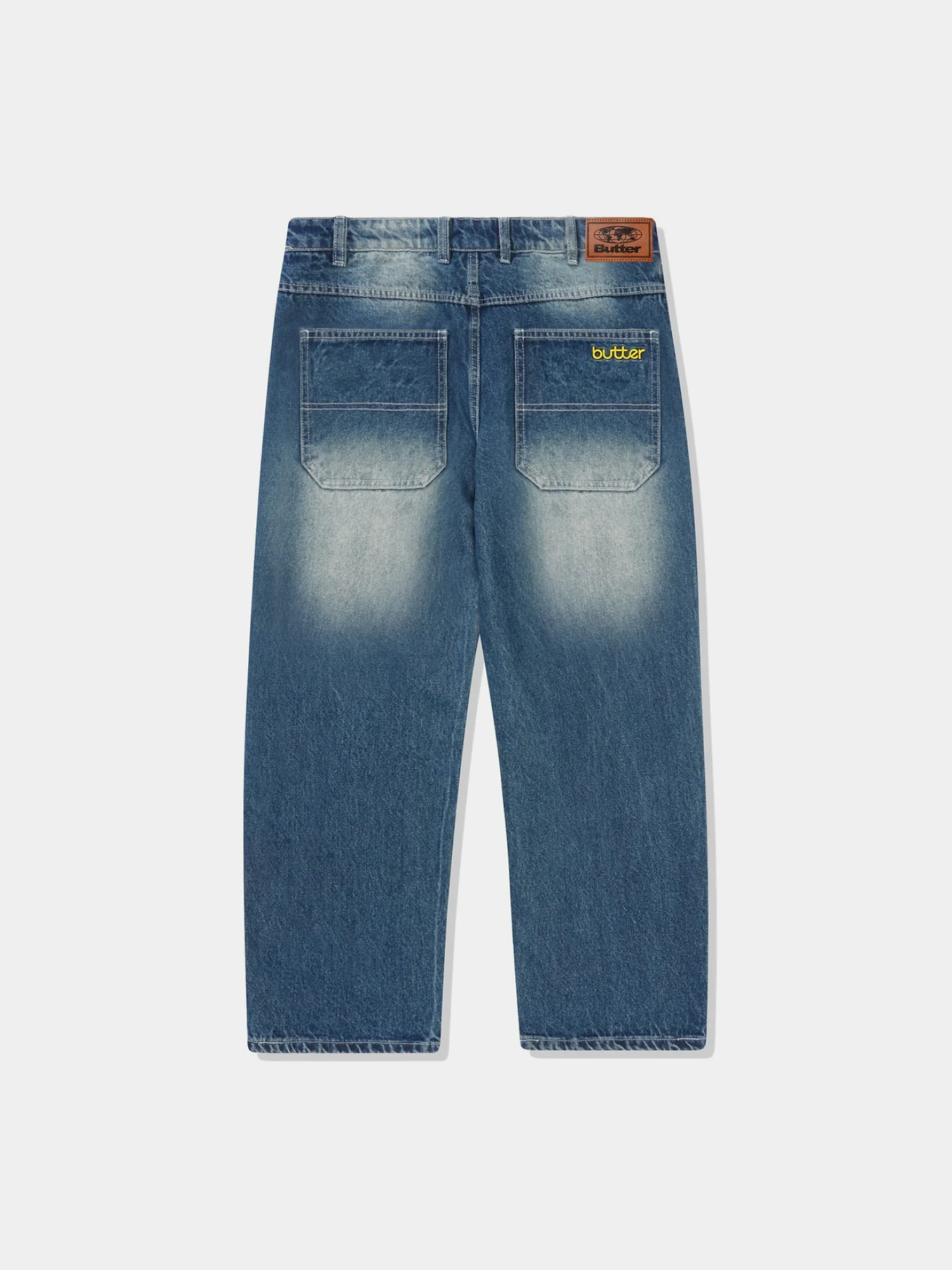 Джинсы Butter Goods Alpine Jeans Distressed Faded Blue