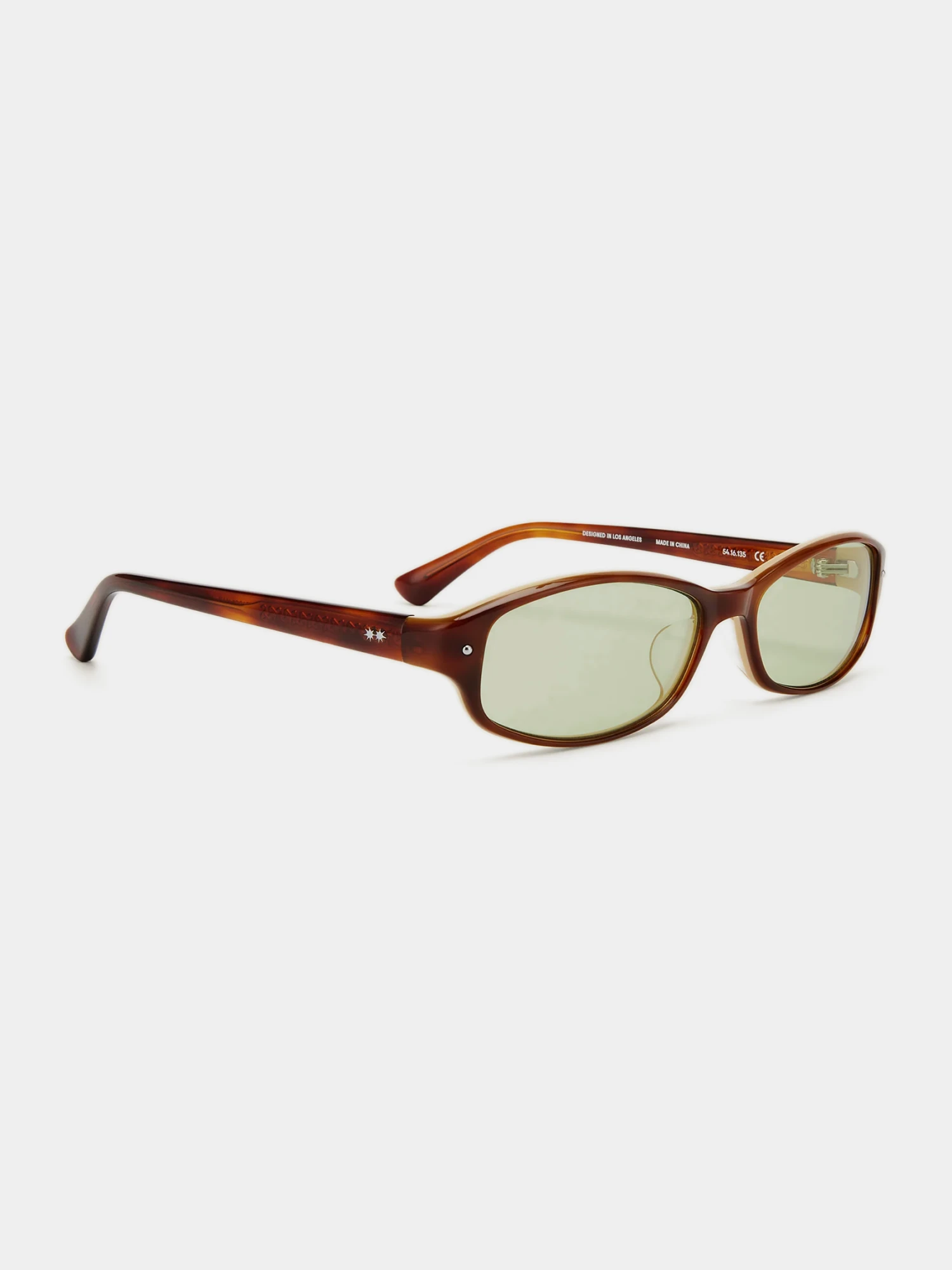 Очки Bonnie Clyde Coco Layered Brown & Green Tint
