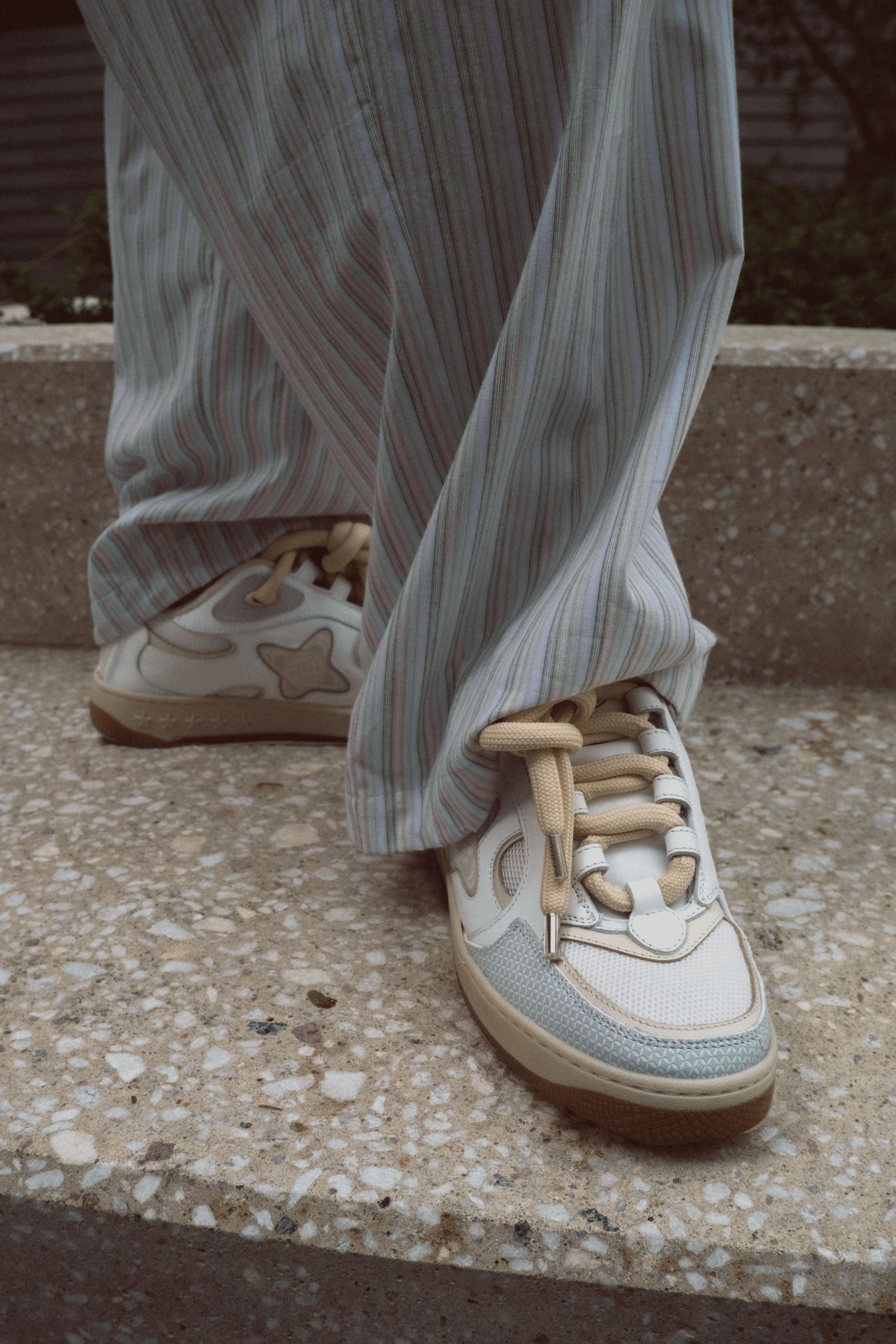 Кеды Enterprise Japan Ej Egg Skater M Low Mesh White/Grey