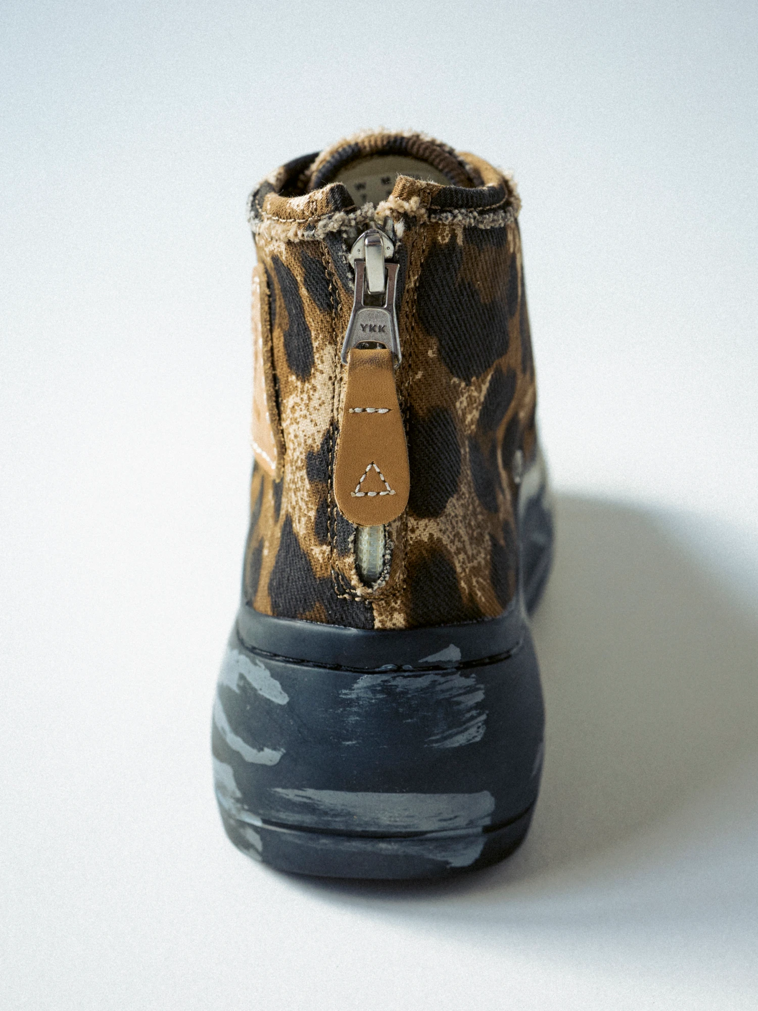 Женские Кеды R13 Kurt High Top Brown Leopard