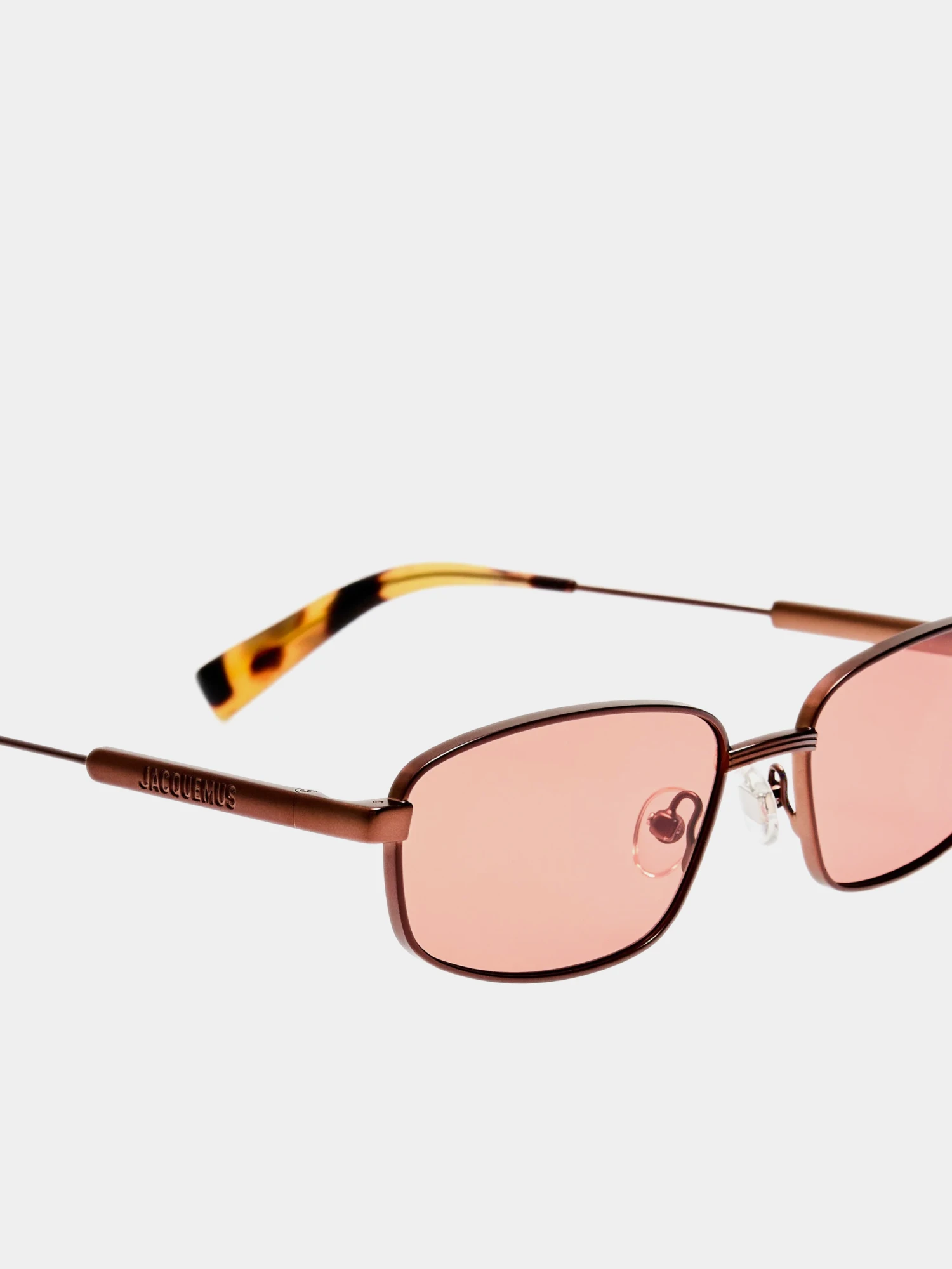 Очки JACQUEMUS Sera Metallic Brown