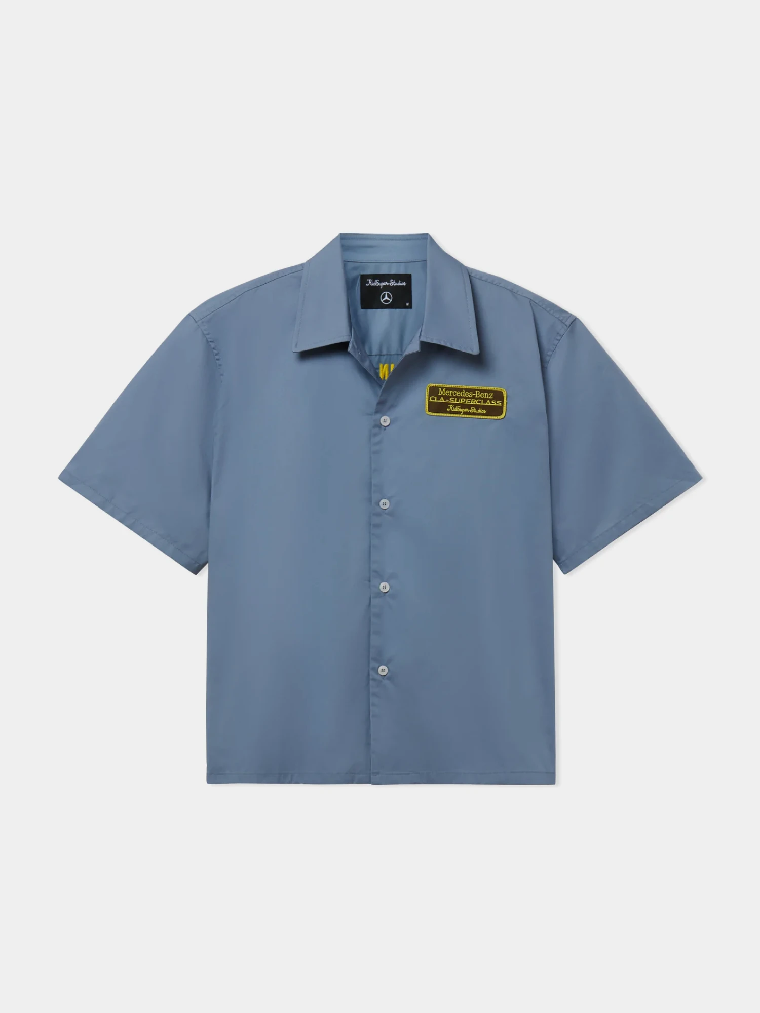 Рубашка KidSuper X Mercedes Benz Cropped Work Blue