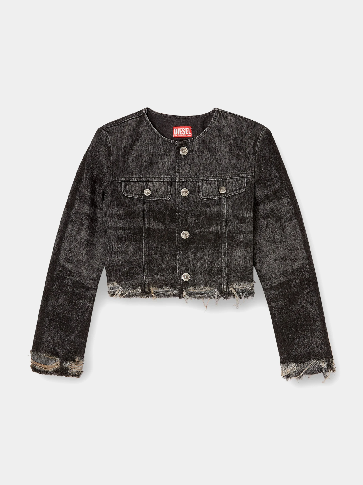 Женская джинсовая куртка Diesel De-Graffy-Fsh Black