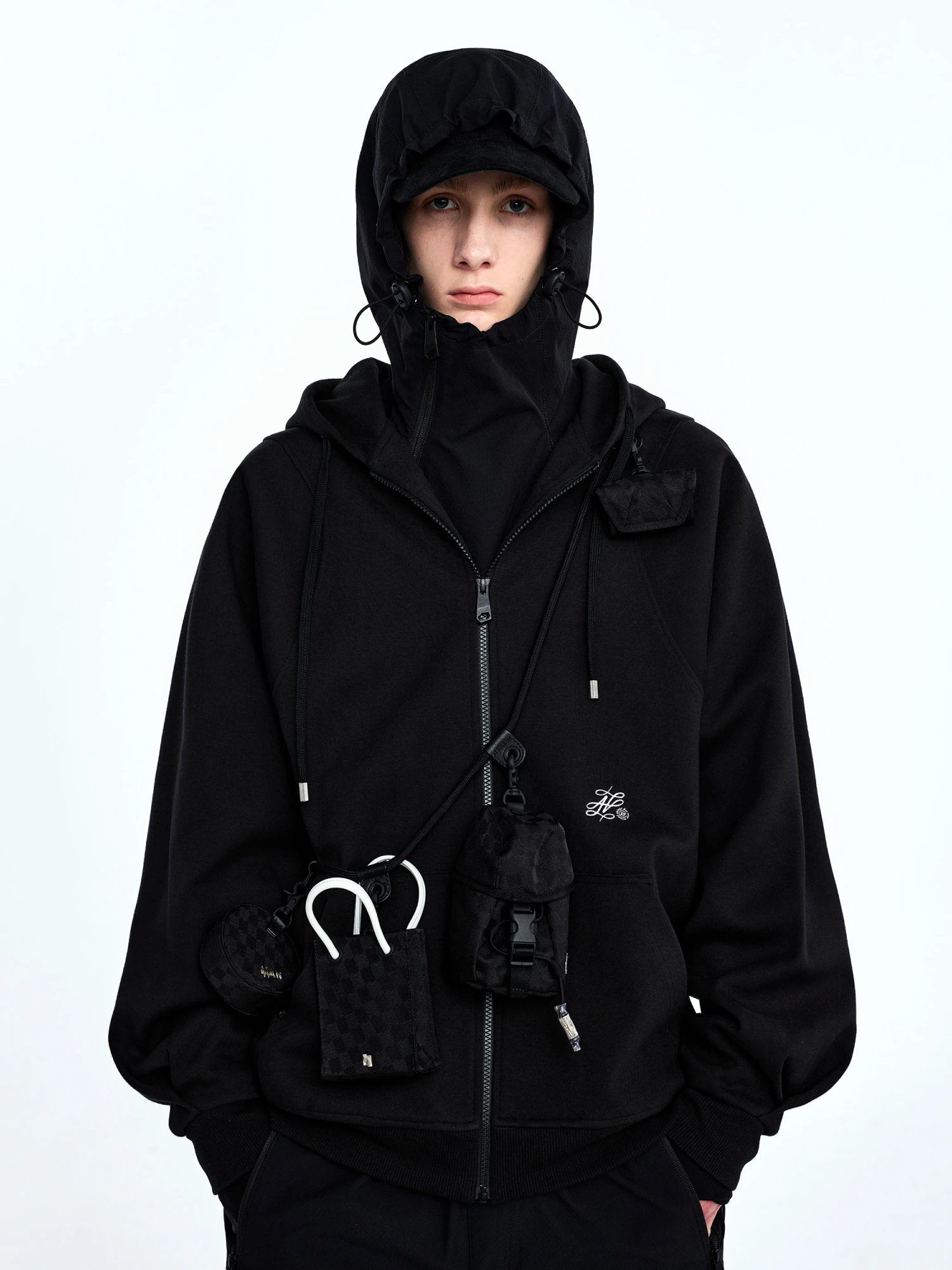 Сумка ADERERROR Inarow Cross Black