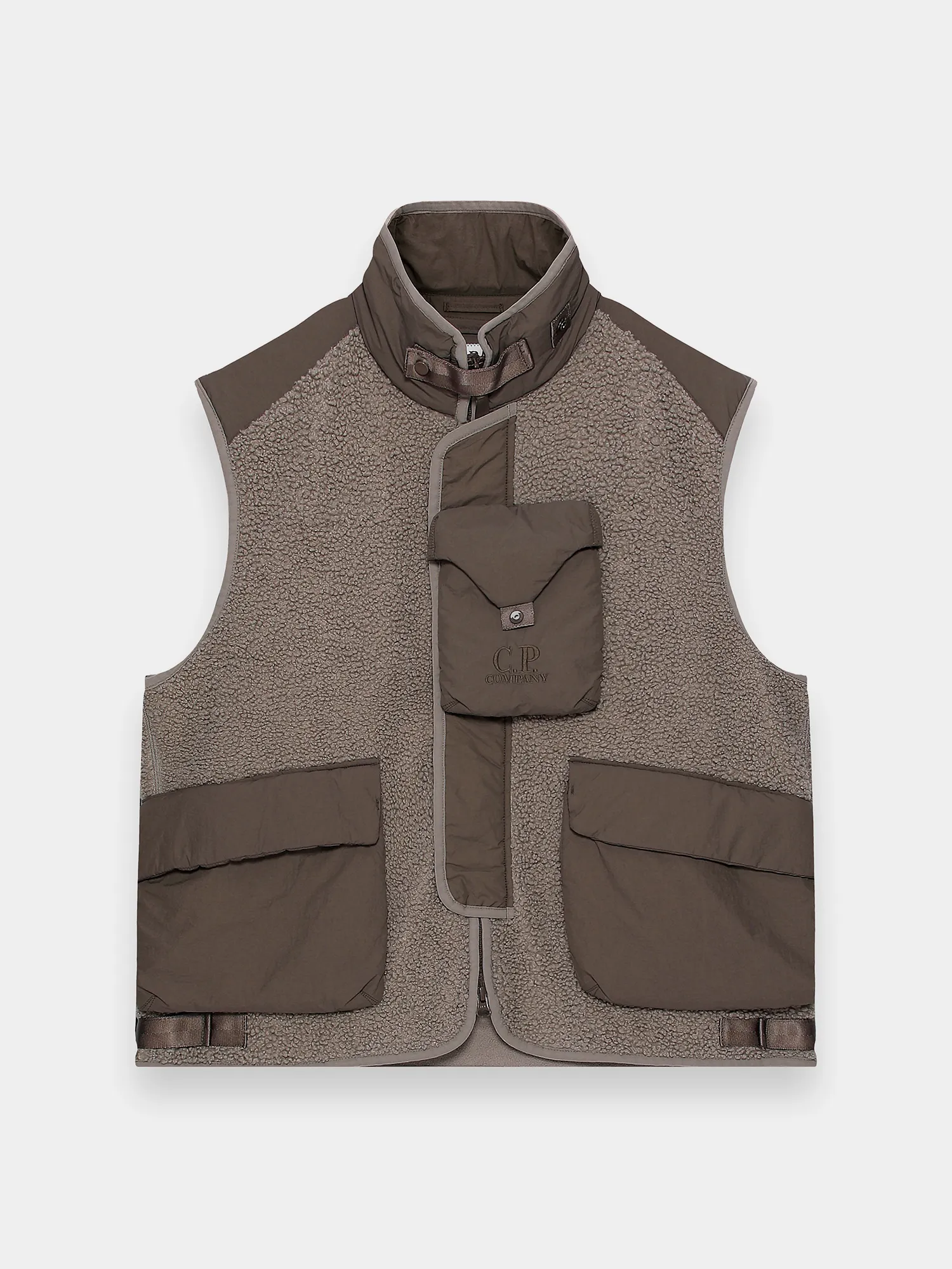 Жилет C.P. Company Polar Shell Mixed Vintage Khaki