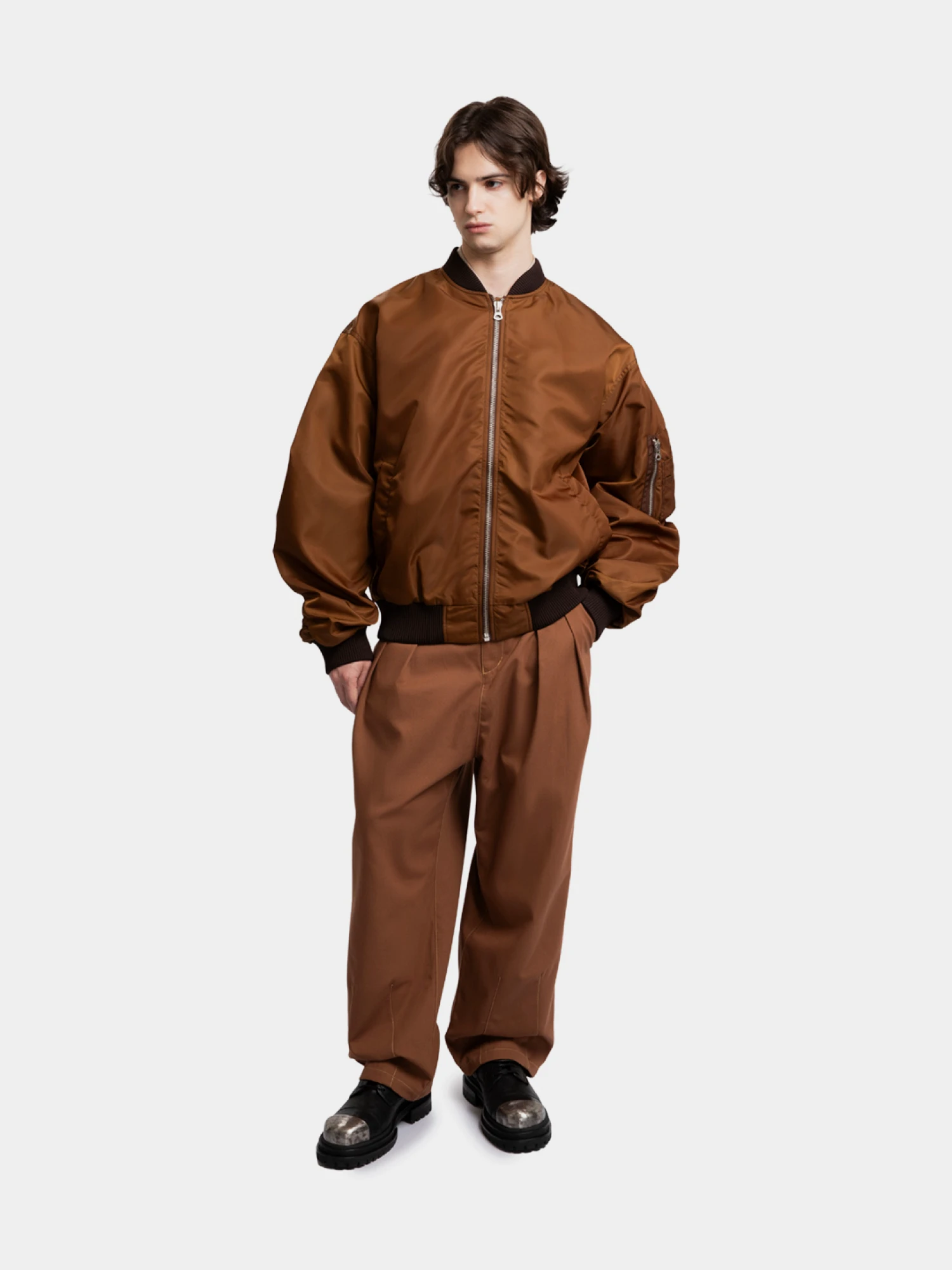 Бомбер Red September Bomber Jacket Brown