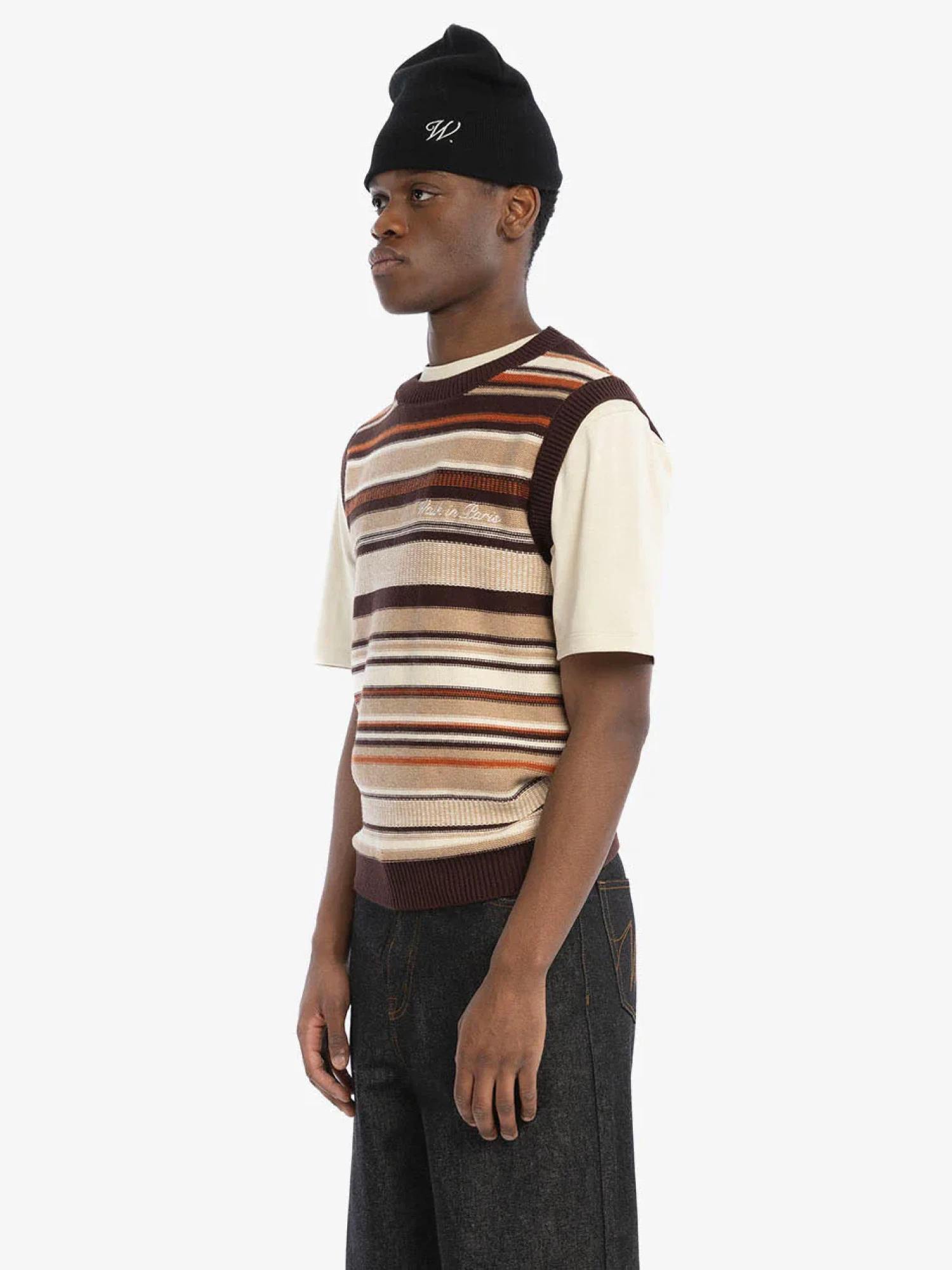 Жилет Walk In Paris Grandma Sleeveless Knit Marron