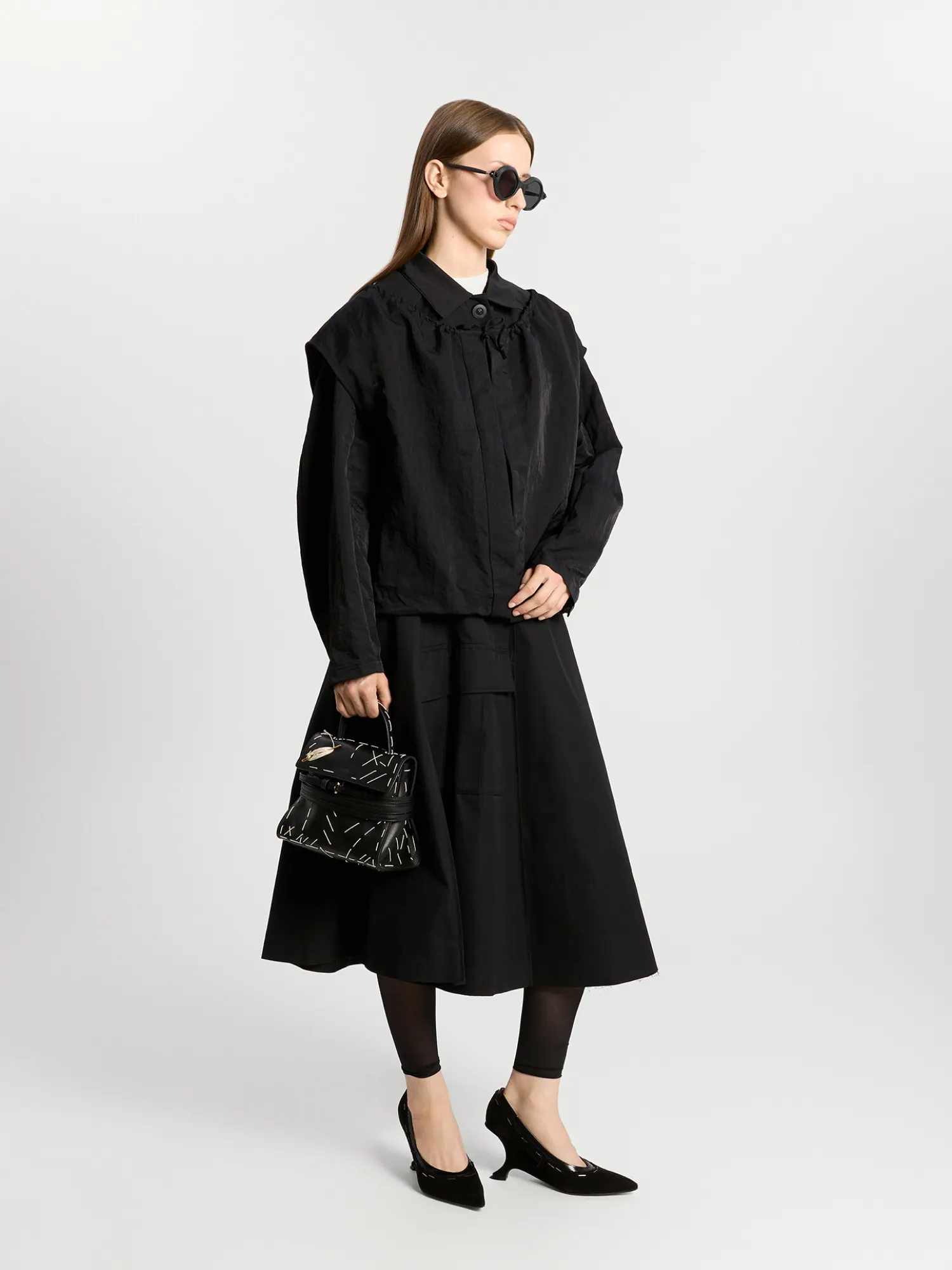 Женская ветровка EPINGLER Shirring Outshirts Black