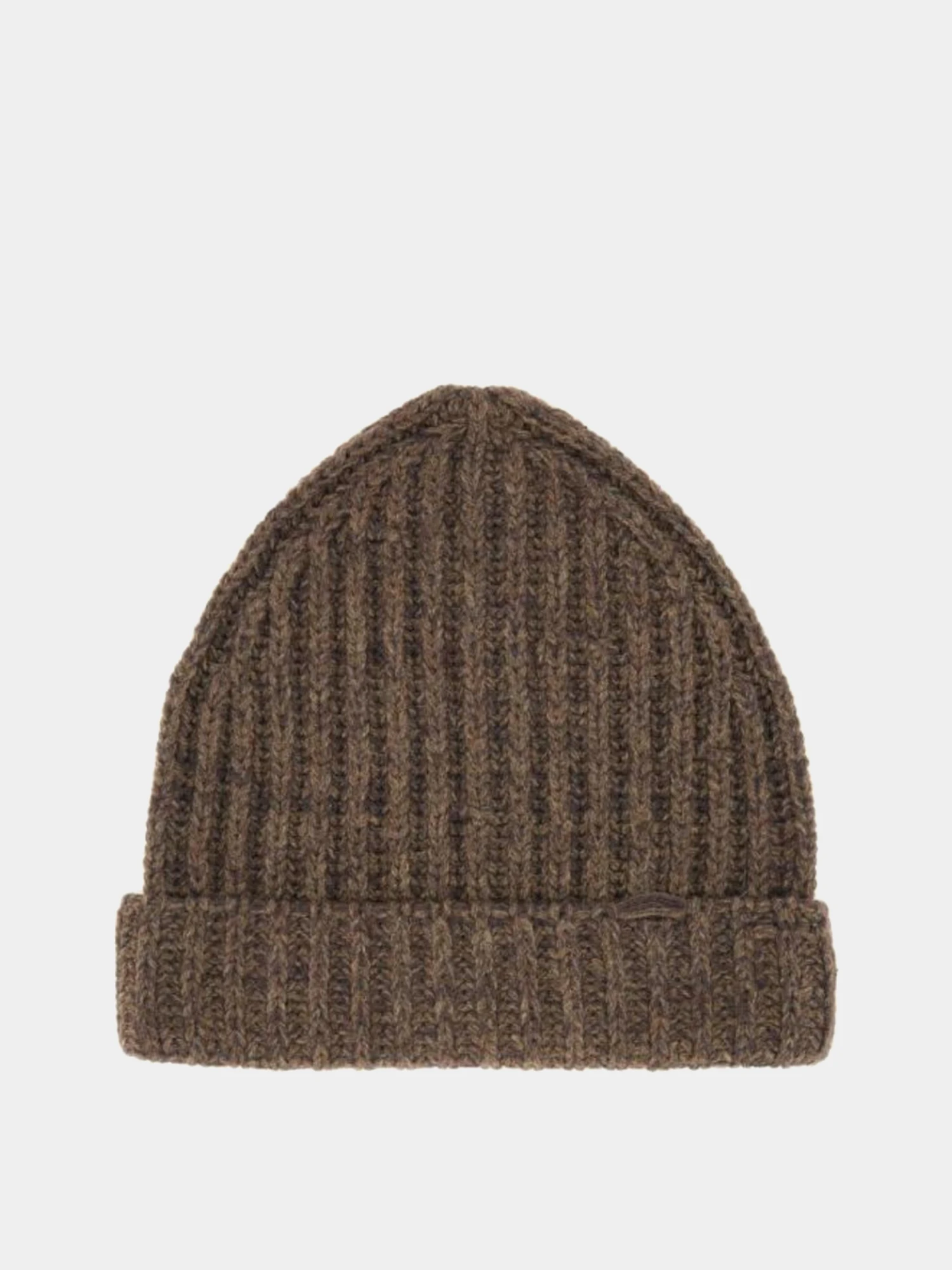 Шапка Maison Margiela Rib-Knit Beanie Brown