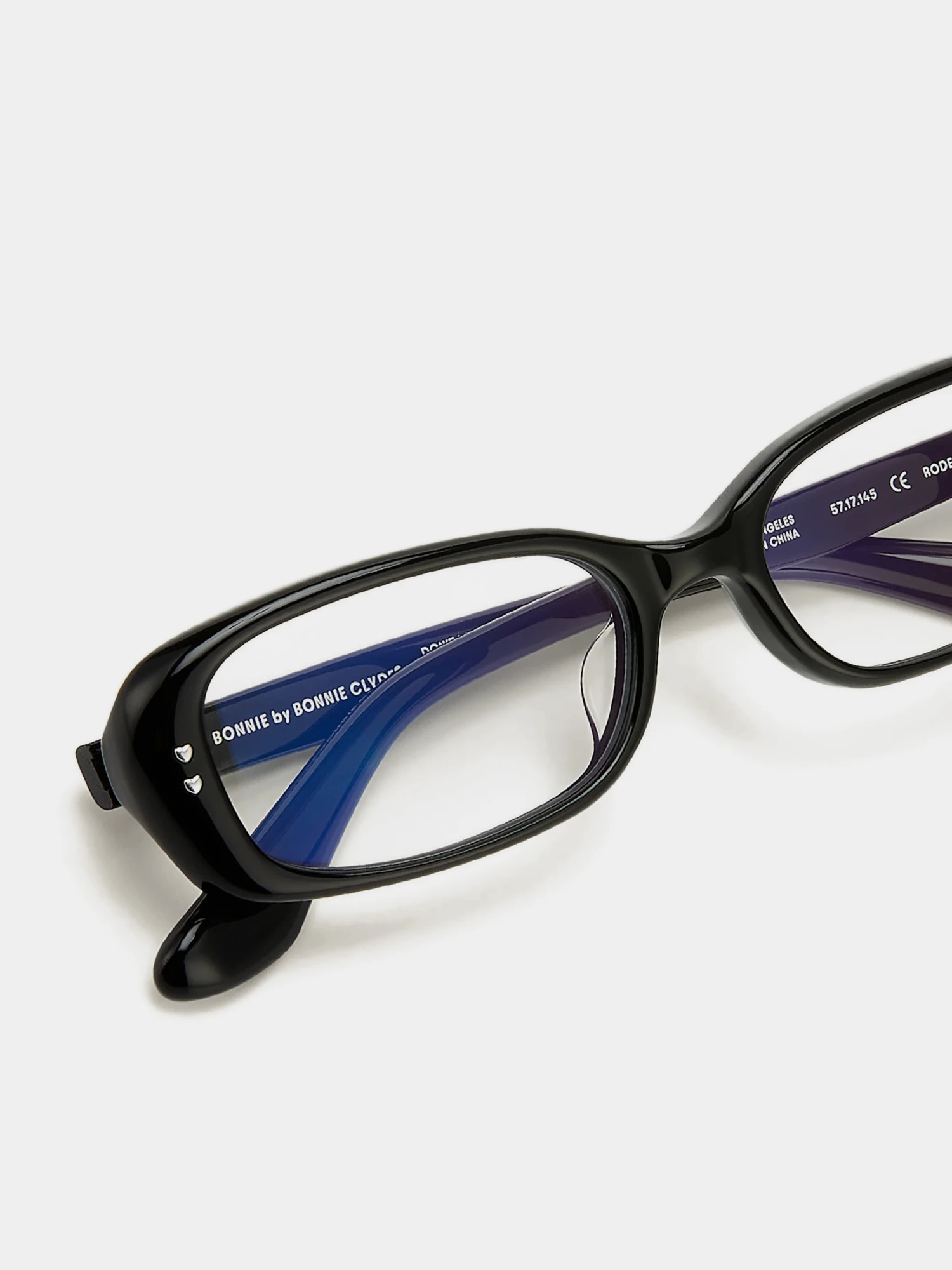 Очки Bonnie Clyde Rodeo Black & Clear Lens