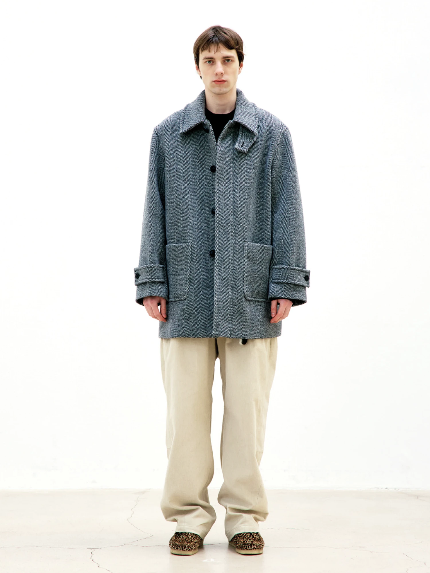 Полупальто COOR Herringbone Half Coat