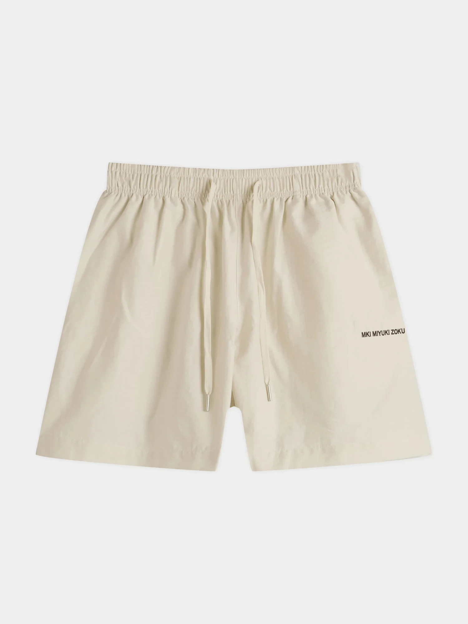 Шорты MKI MIYUKI ZOKU Washed Cotton Nylon Bone