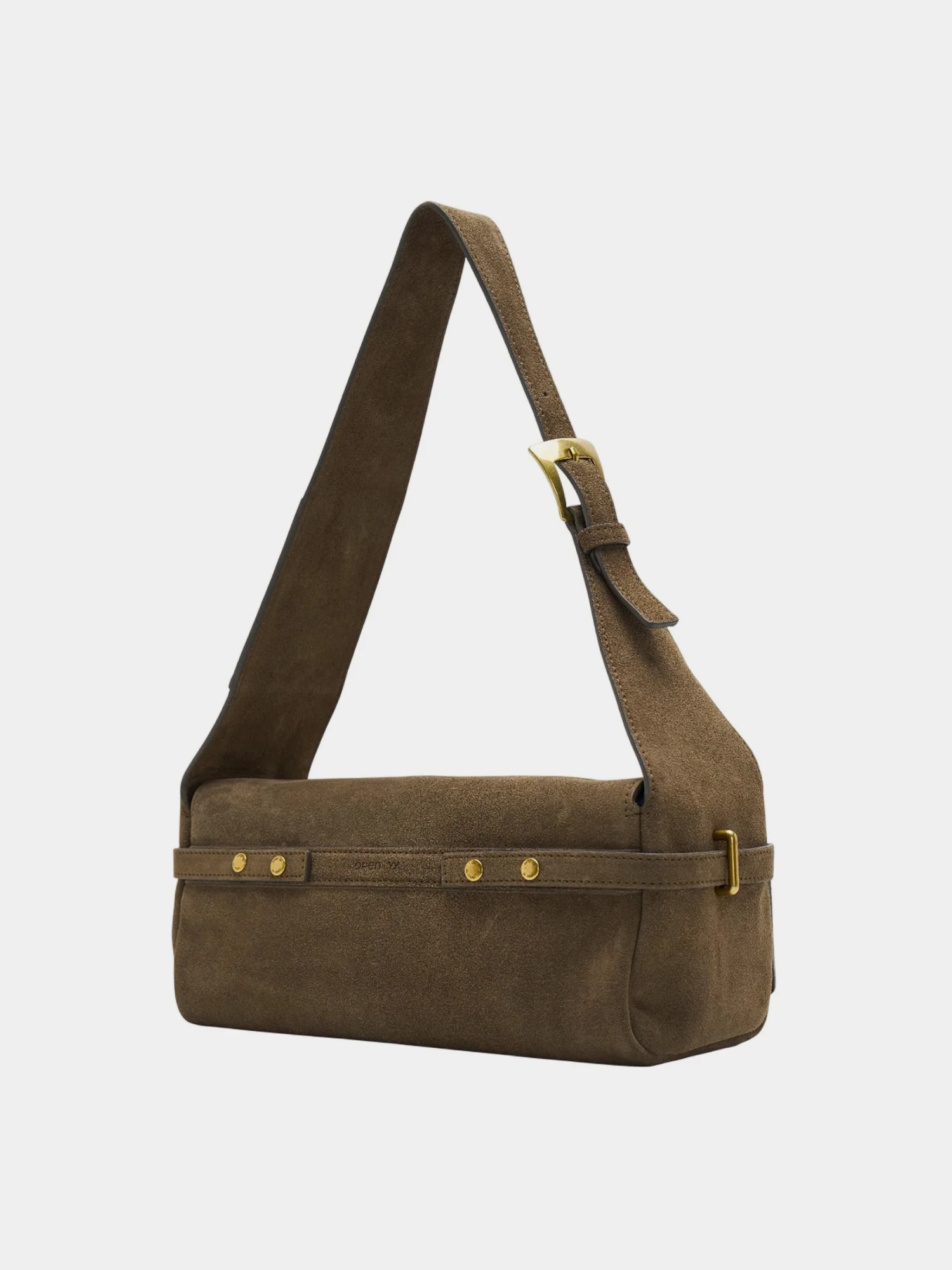Женская сумка OPEN YY Suede Belting Duffle Brown
