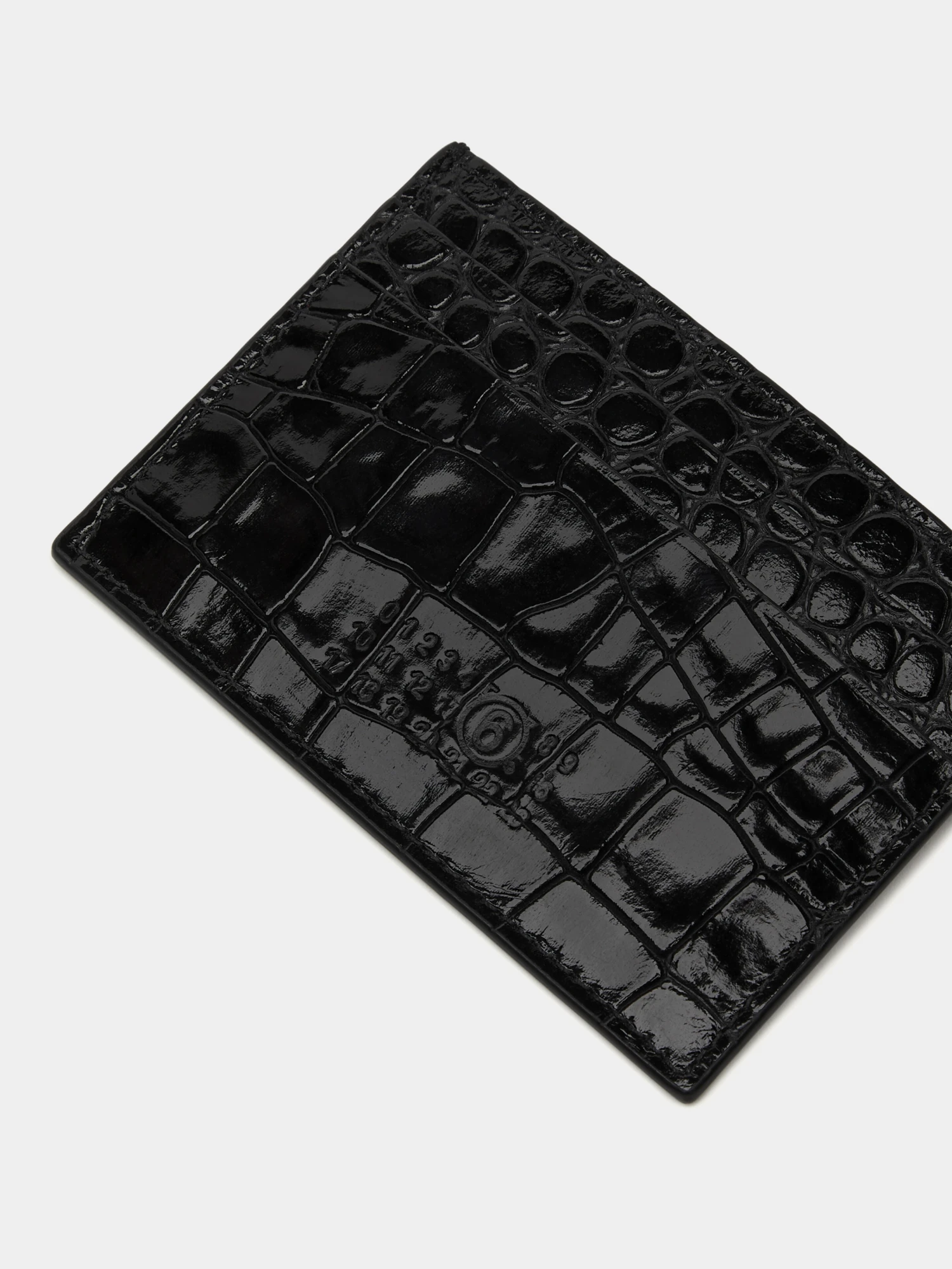 Кардходлер MM6 Maison Margiela Numeric Textured Black