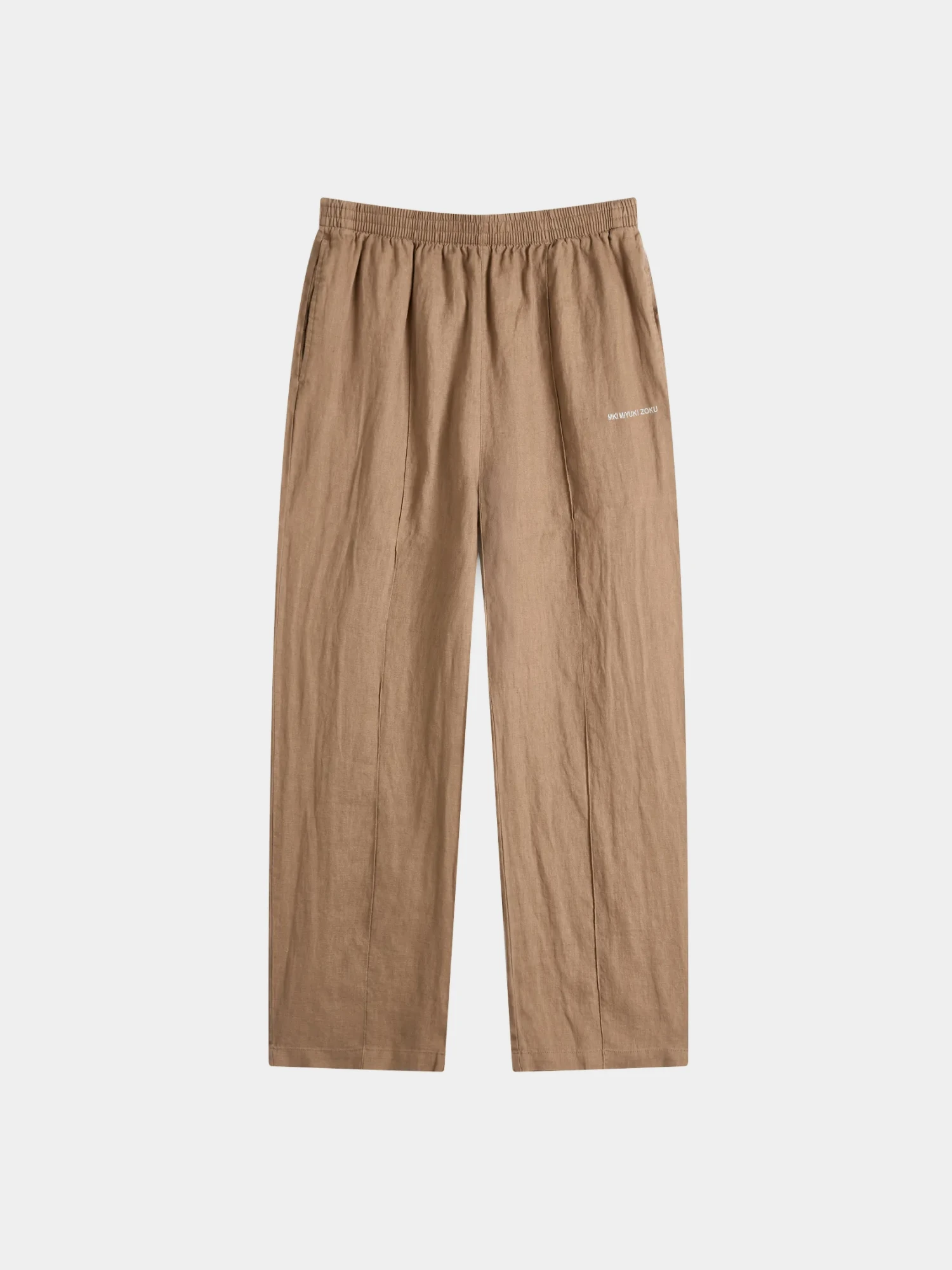 Брюки MKI MIYUKI ZOKU Linen Wide Leg Mushroom
